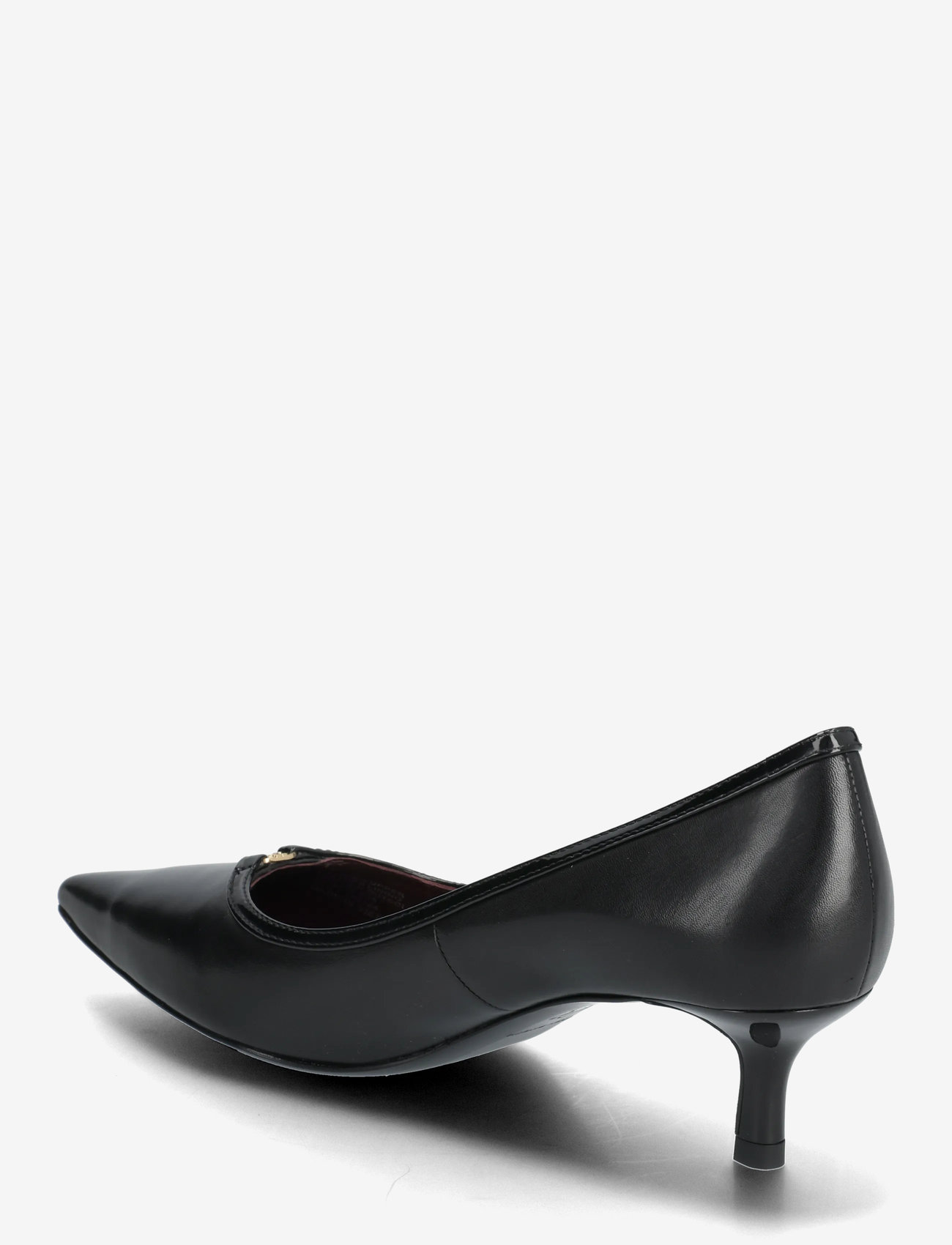 Tory Burch - DOUBLE T BUCKLE KITTEN HEEL PUMP 45MM - pumps - perfect black , perfect black - 2