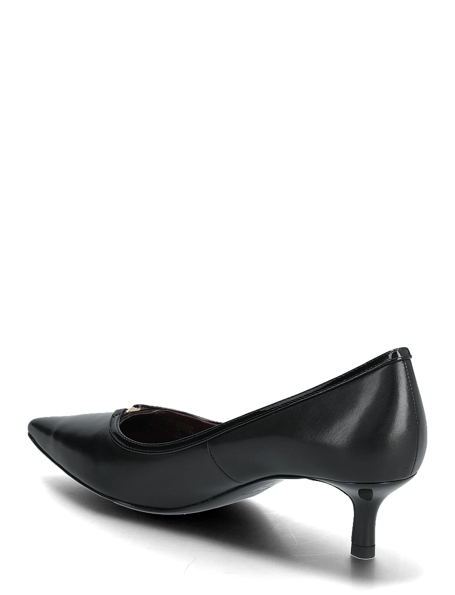 Tory Burch - DOUBLE T BUCKLE KITTEN HEEL PUMP 45MM - bateliai - perfect black , perfect black - 2