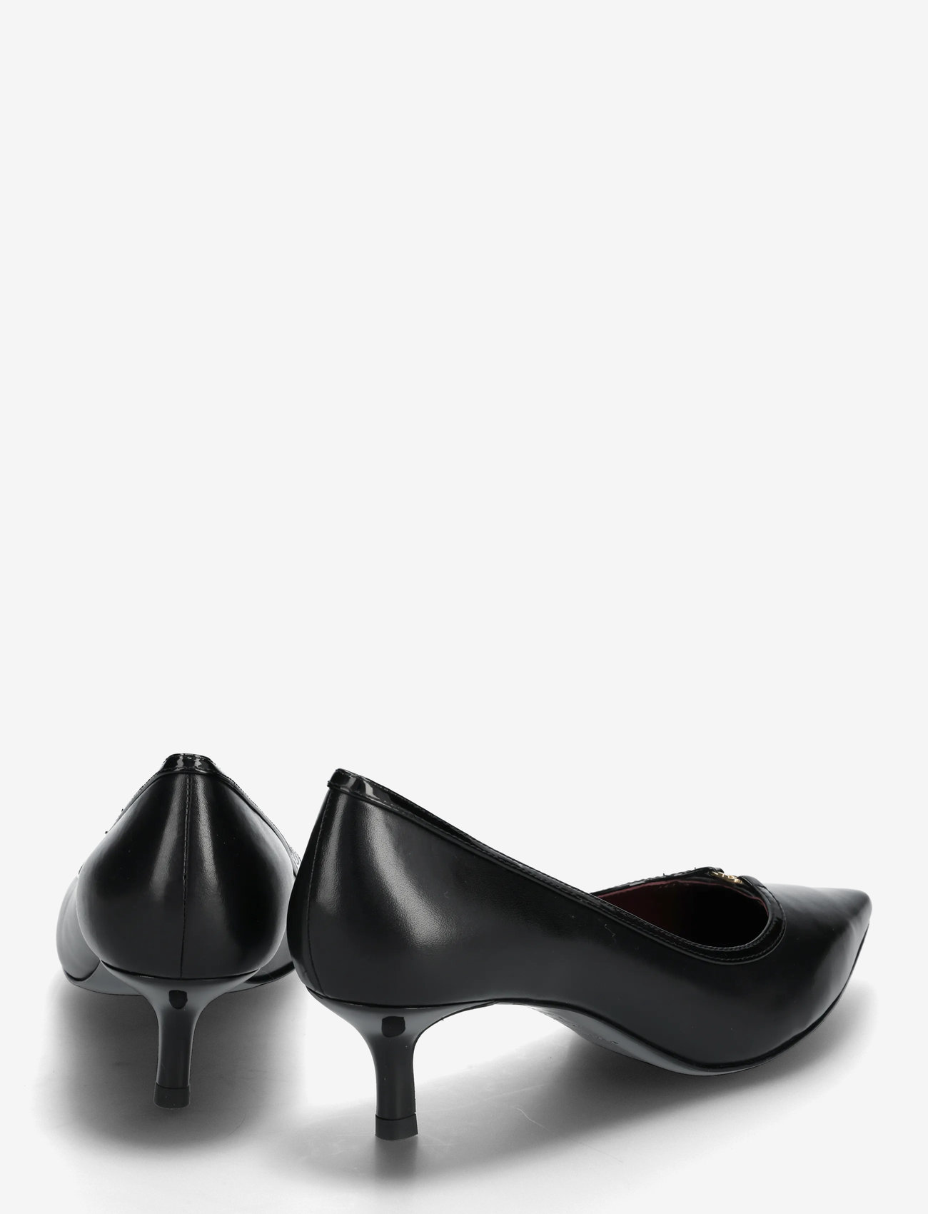Tory Burch - DOUBLE T BUCKLE KITTEN HEEL PUMP 45MM - pumps - perfect black , perfect black - 4