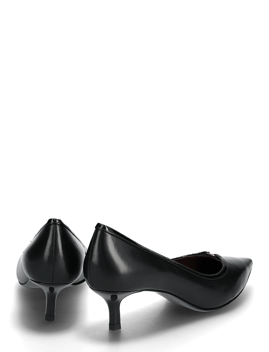 Tory Burch - DOUBLE T BUCKLE KITTEN HEEL PUMP 45MM - bateliai - perfect black , perfect black - 4
