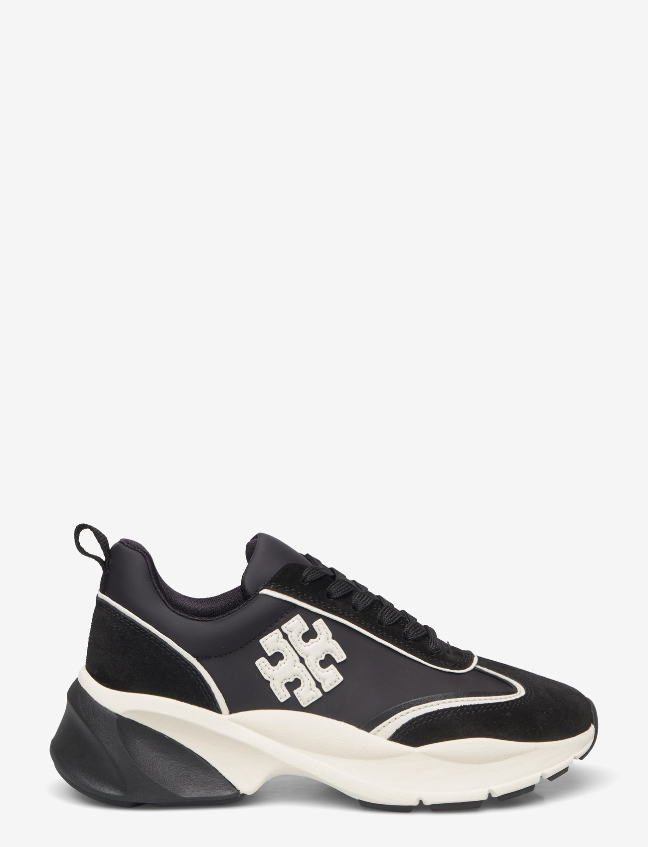 Tory Burch - GOOD LUCK TRAINER - chunky sneakers - perfect black / new ivory - 1