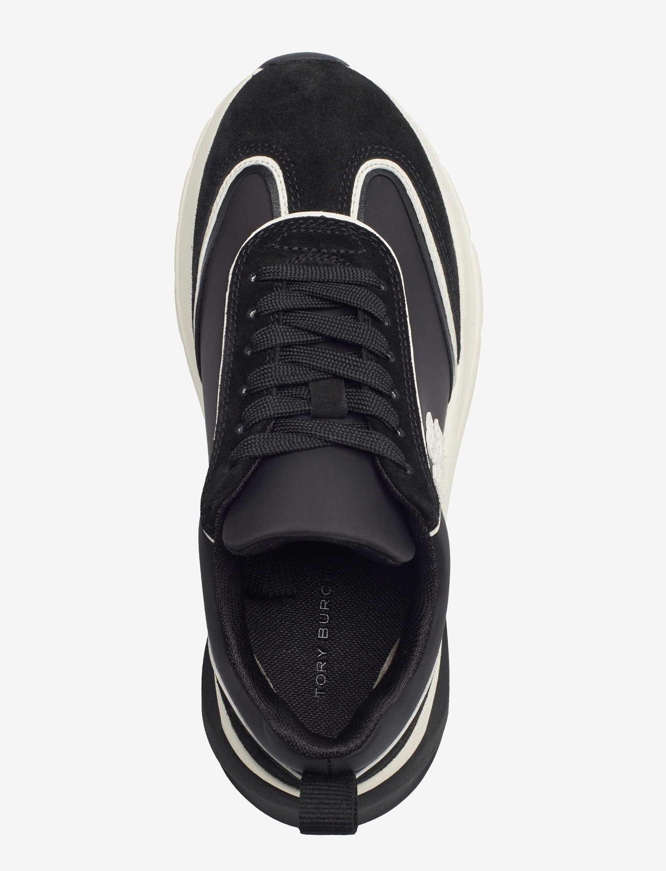 Tory Burch - GOOD LUCK TRAINER - chunky sneakers - perfect black / new ivory - 3