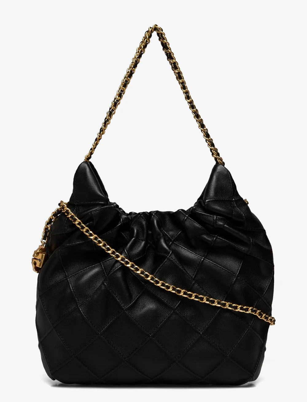 Tory Burch - Fleming Mini Hobo Bag - Īpaši notikumi - black - 0