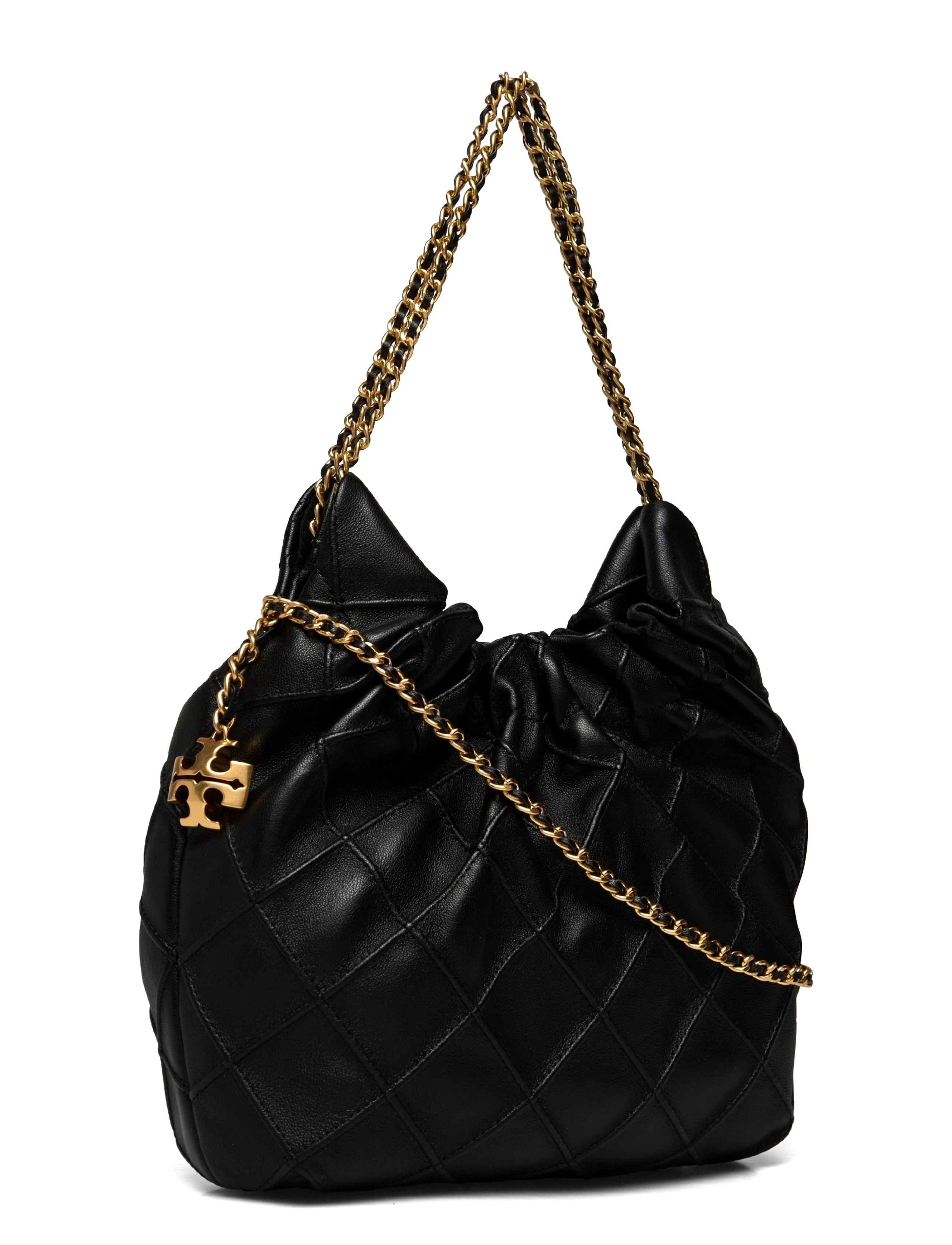 Tory Burch - Fleming Mini Hobo Bag - skuldertasker - black - 2