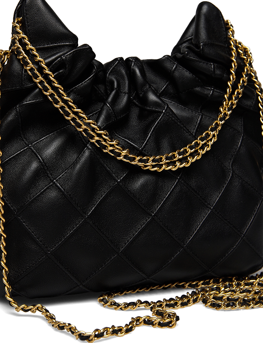 Tory Burch - Fleming Mini Hobo Bag - skuldertasker - black - 3