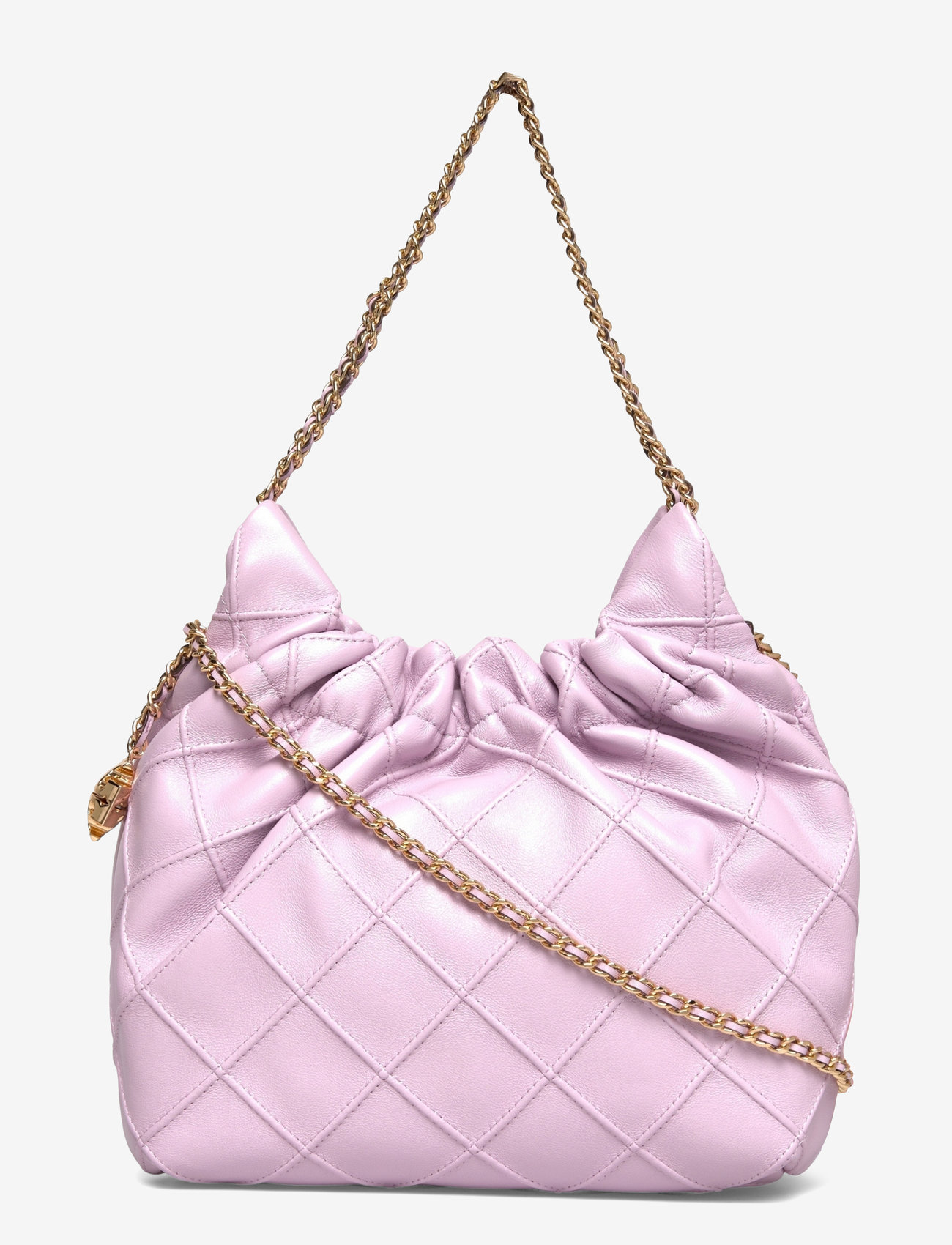 Tory Burch - Fleming Mini Hobo Bag - party wear at outlet prices - pale purple - 0