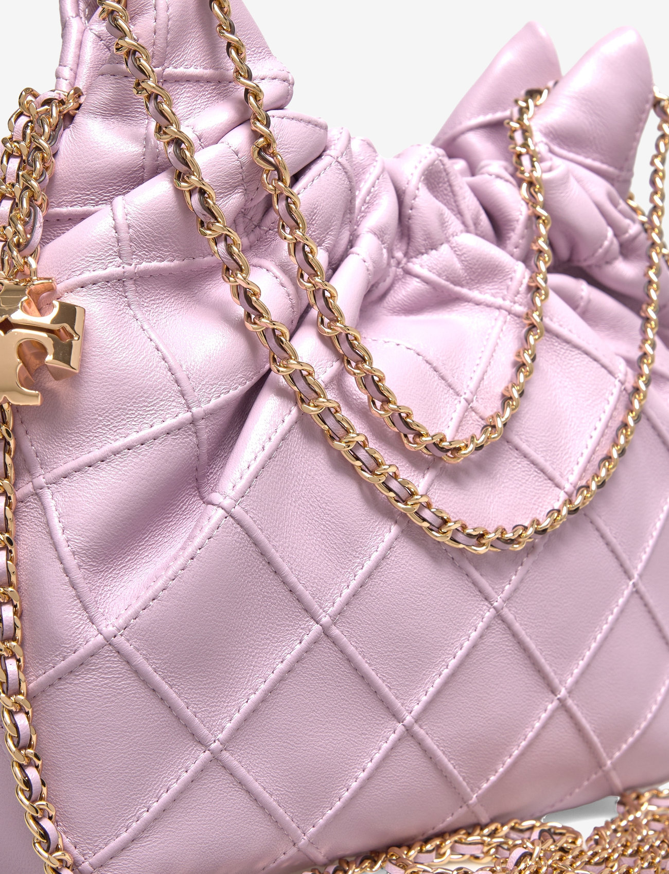 Tory Burch - Fleming Mini Hobo Bag - party wear at outlet prices - pale purple - 3