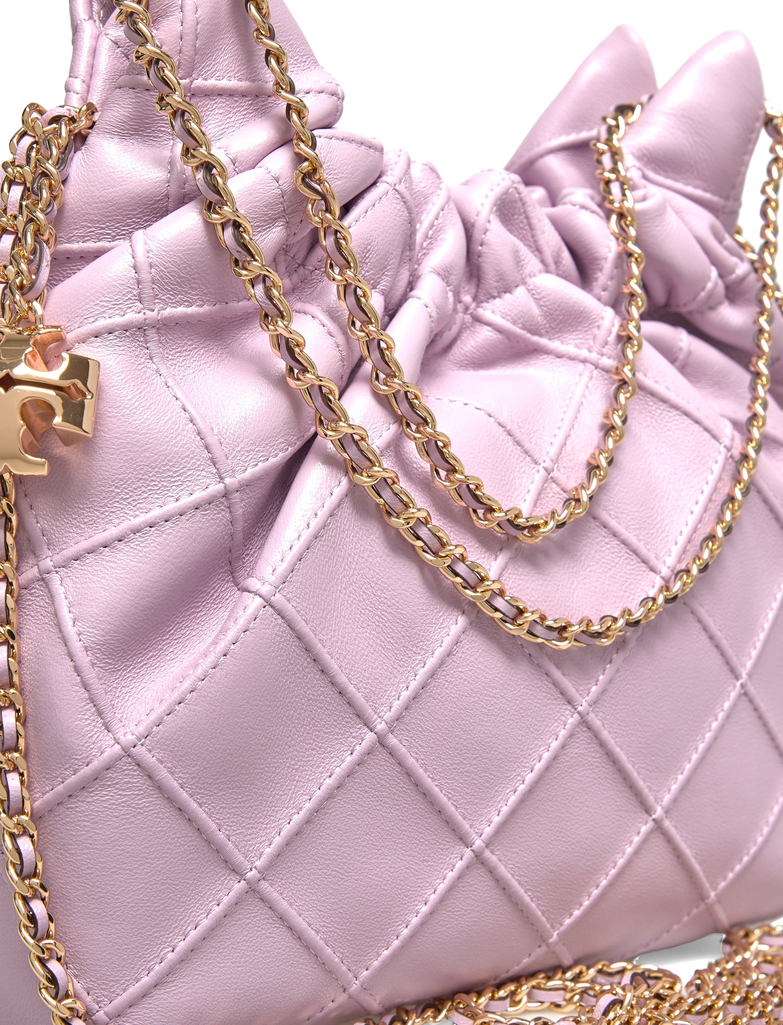 Tory Burch - Fleming Mini Hobo Bag - pale purple - 3