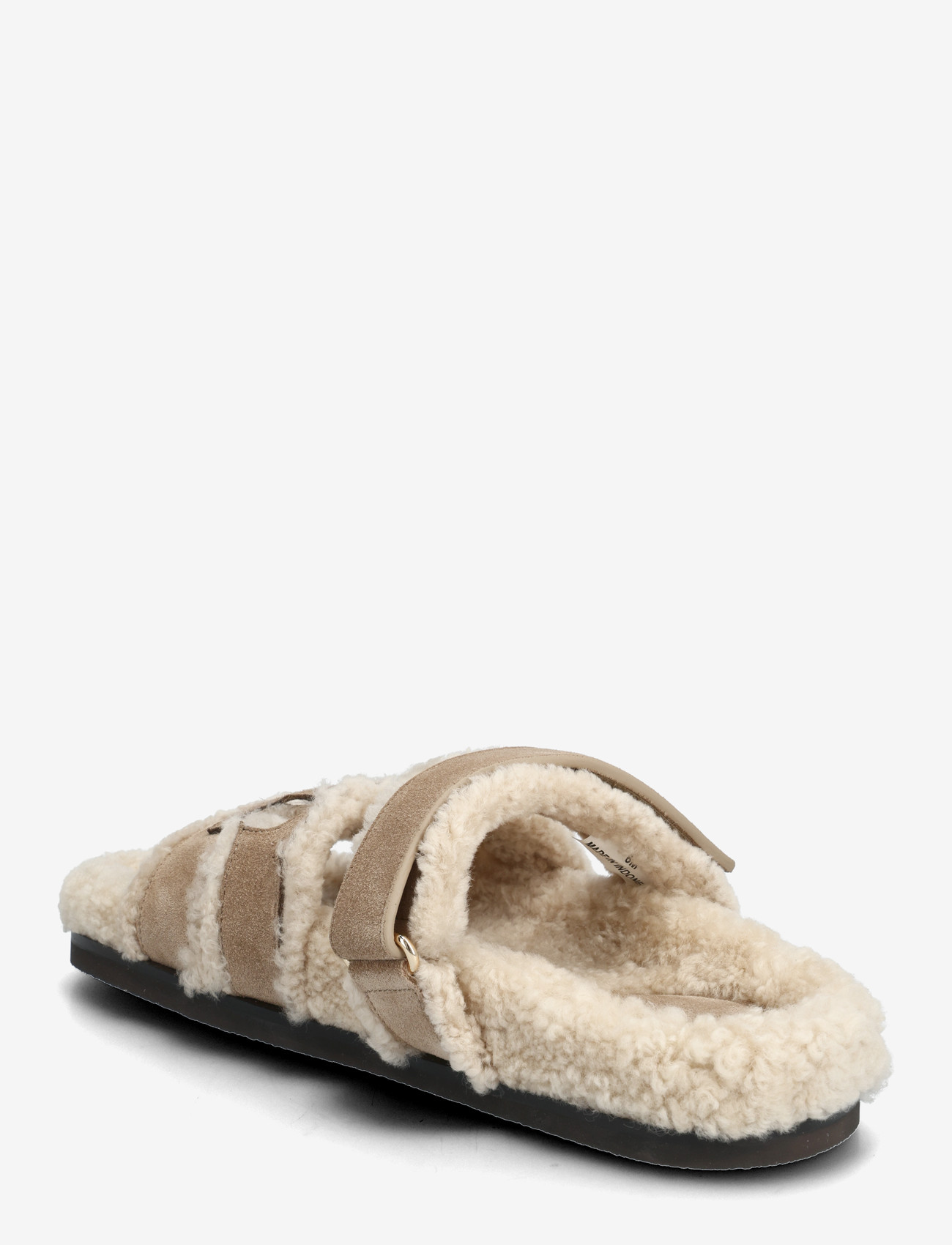 Tory Burch - INES SHEARLING SPORT SLIDE - hverdags stil - noisette / taupe - 2