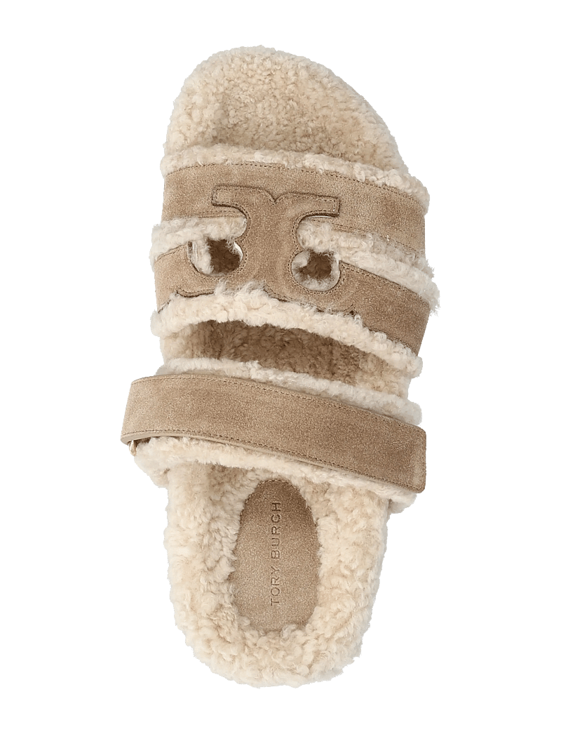 Tory Burch - INES SHEARLING SPORT SLIDE - arkityyli - noisette / taupe - 3