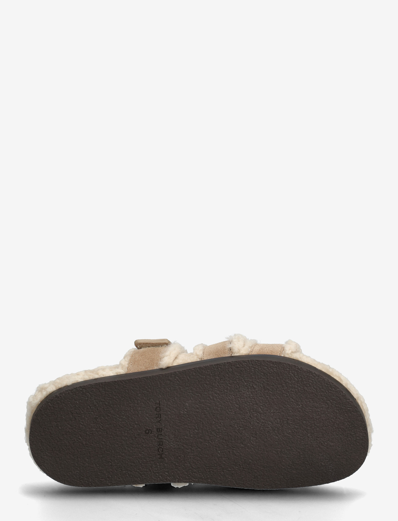 Tory Burch - INES SHEARLING SPORT SLIDE - hverdags stil - noisette / taupe - 4