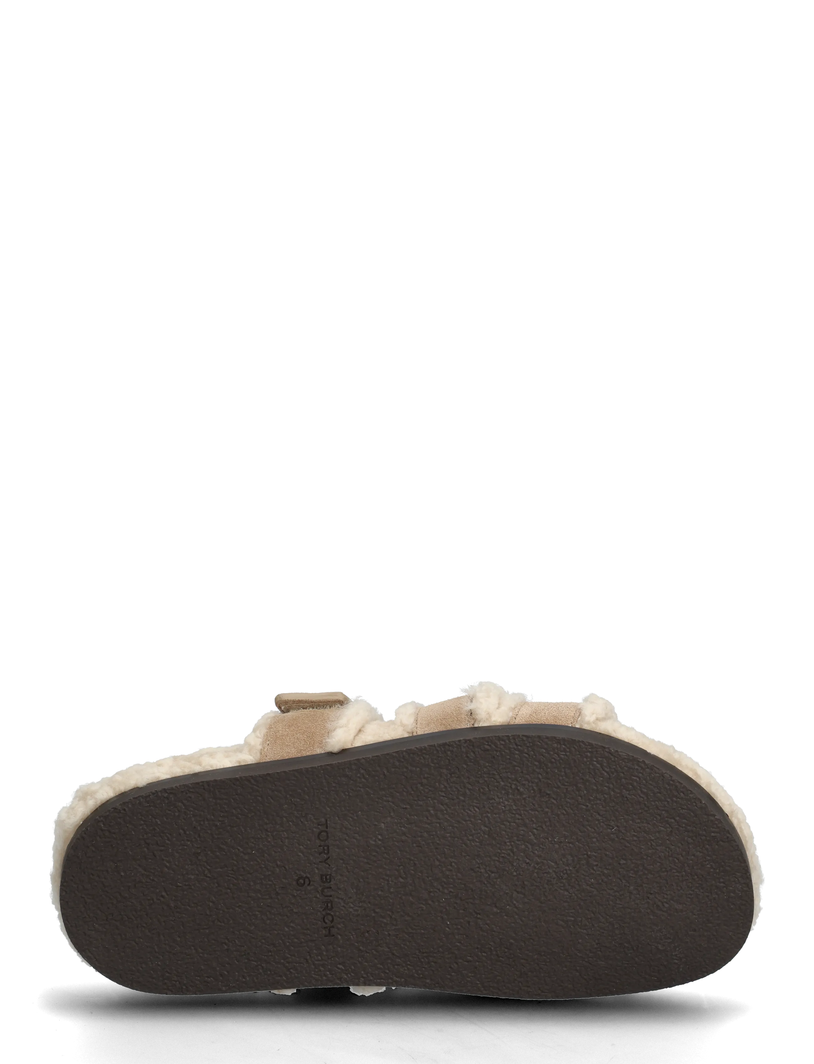 Tory Burch - INES SHEARLING SPORT SLIDE - kvinder - noisette / taupe - 4
