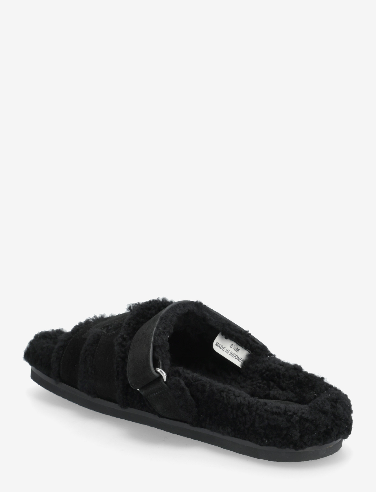 Tory Burch - INES SHEARLING SPORT SLIDE - moetrendid - perfect black / black - 2