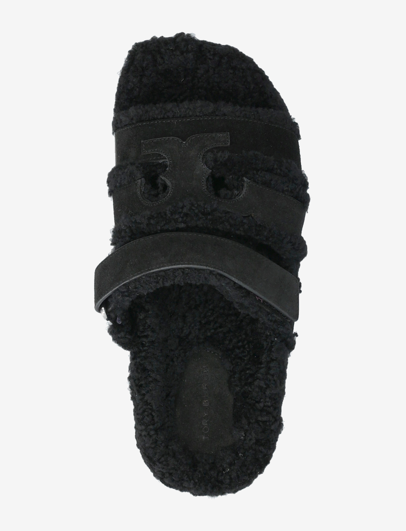 Tory Burch - INES SHEARLING SPORT SLIDE - moetrendid - perfect black / black - 3
