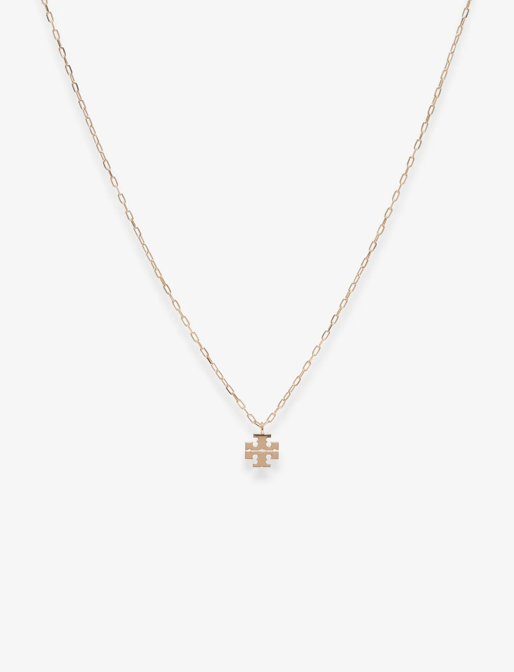 Tory Burch - Kira Pendant Necklace - kedjehalsband - tory gold - 0