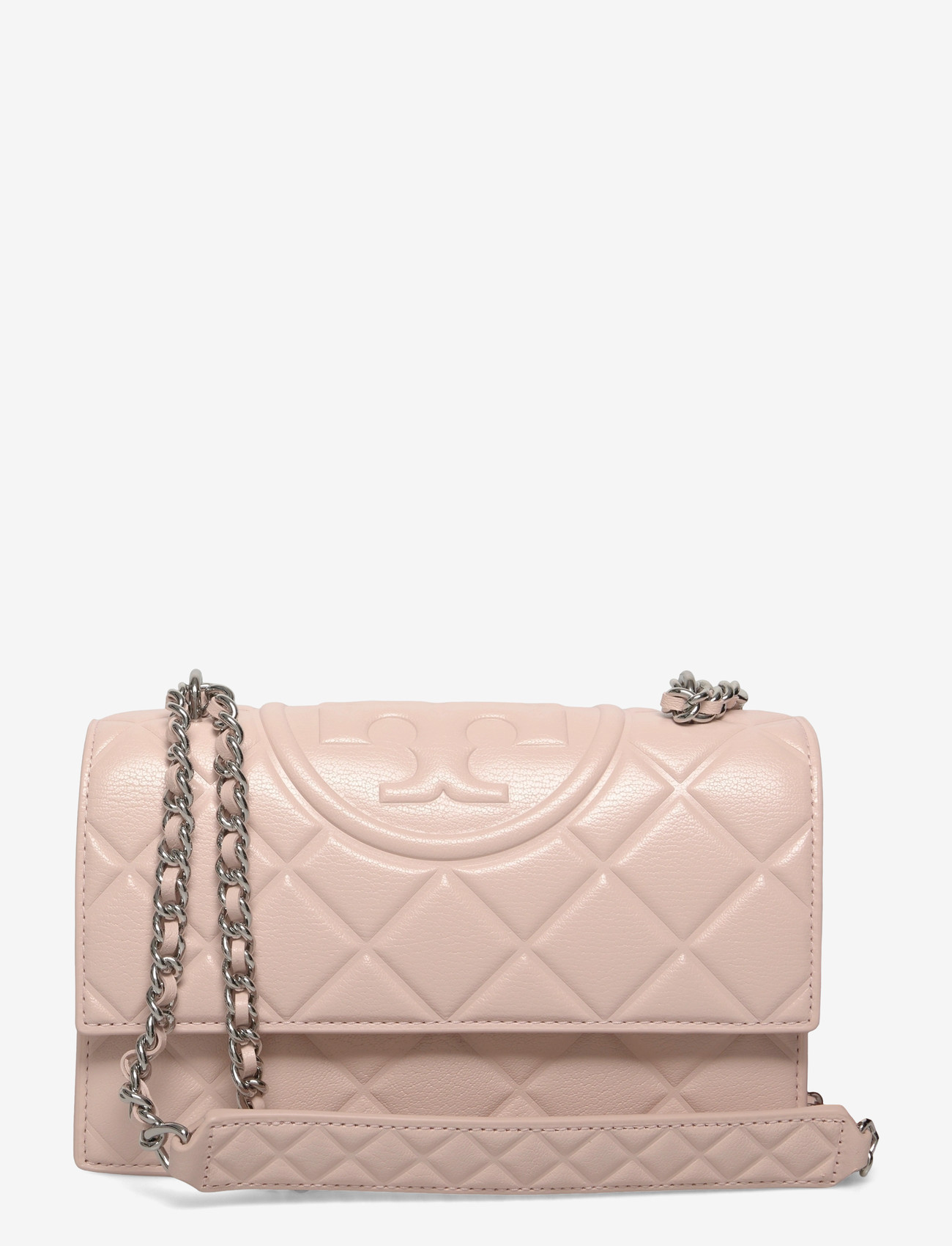 Tory Burch - Fleming Small Convertible Shoulder Bag - crossbody bags - soft pink - 0