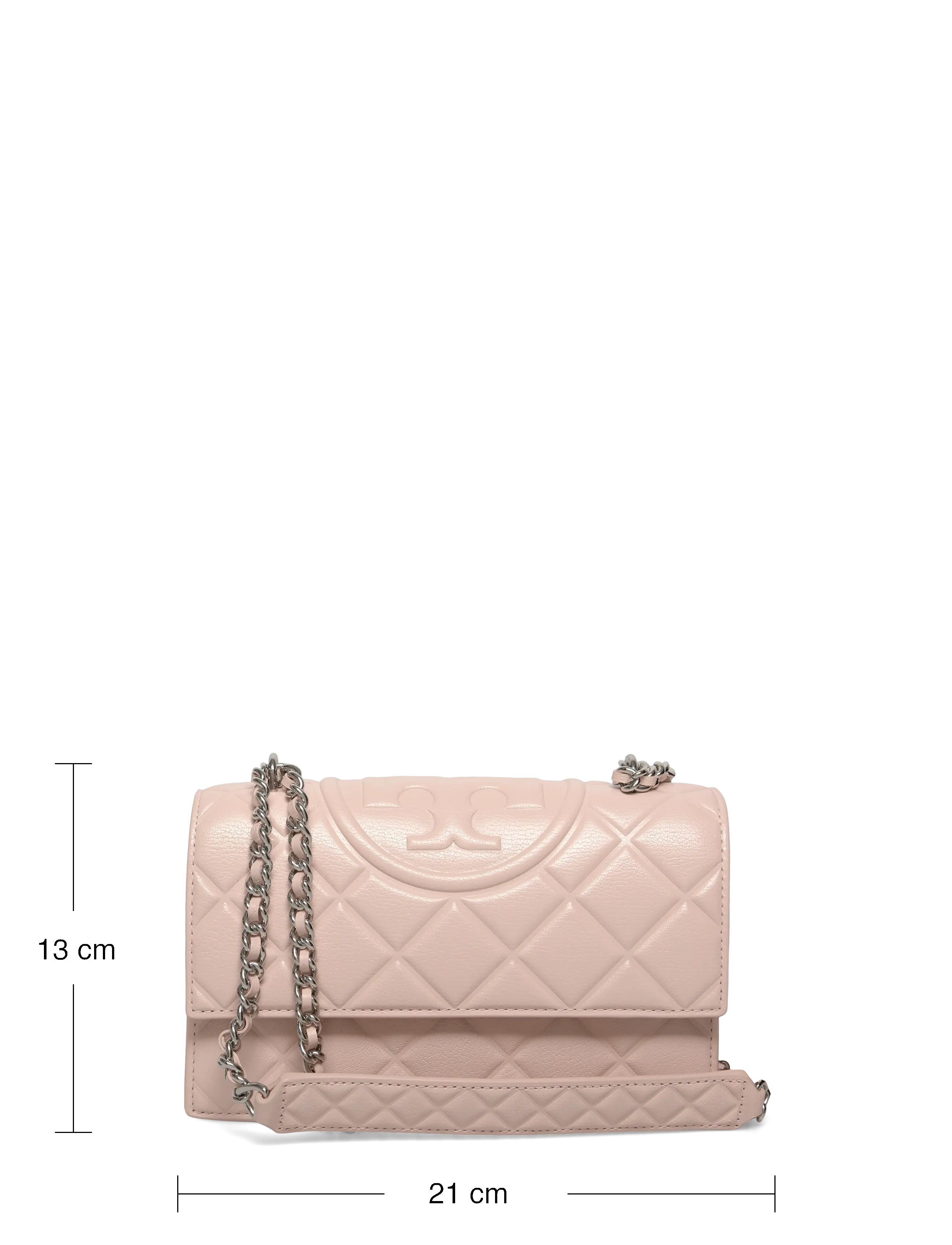 Tory Burch - Fleming Small Convertible Shoulder Bag - soft pink - 3