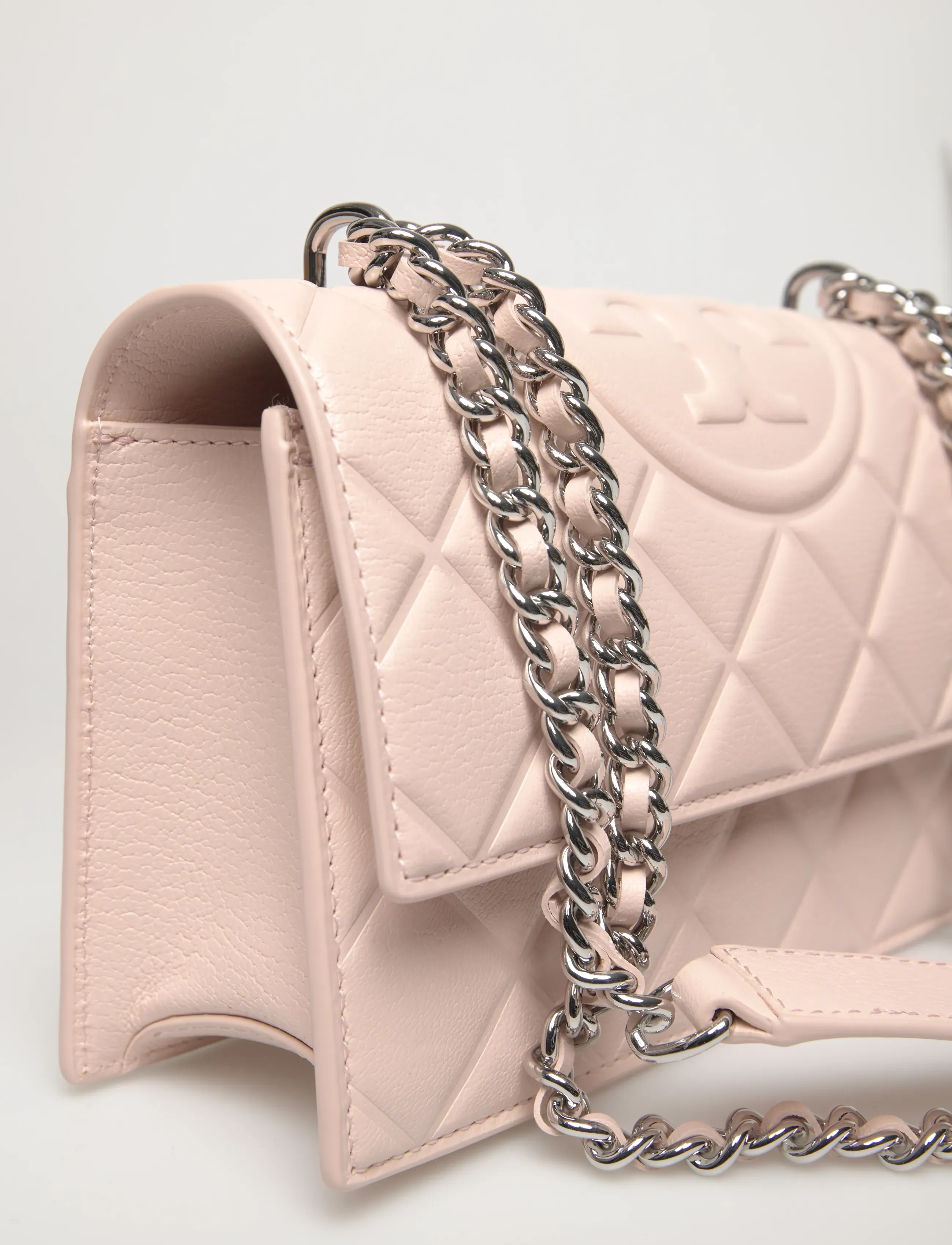 Tory Burch - Fleming Small Convertible Shoulder Bag - soft pink - 4