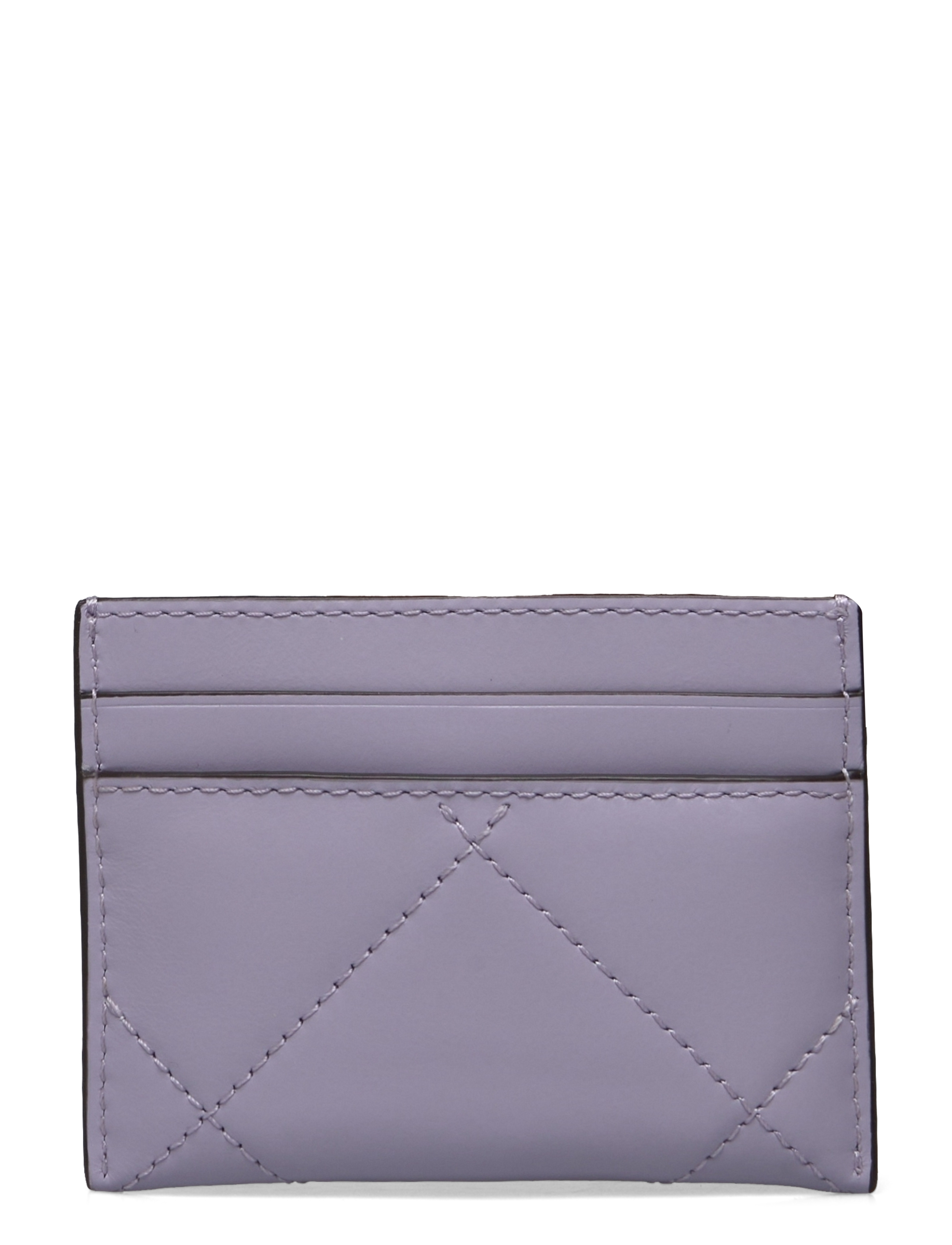 Tory Burch - Kira Clover Diamond Quilt Card Case - veski - purple heather - 1