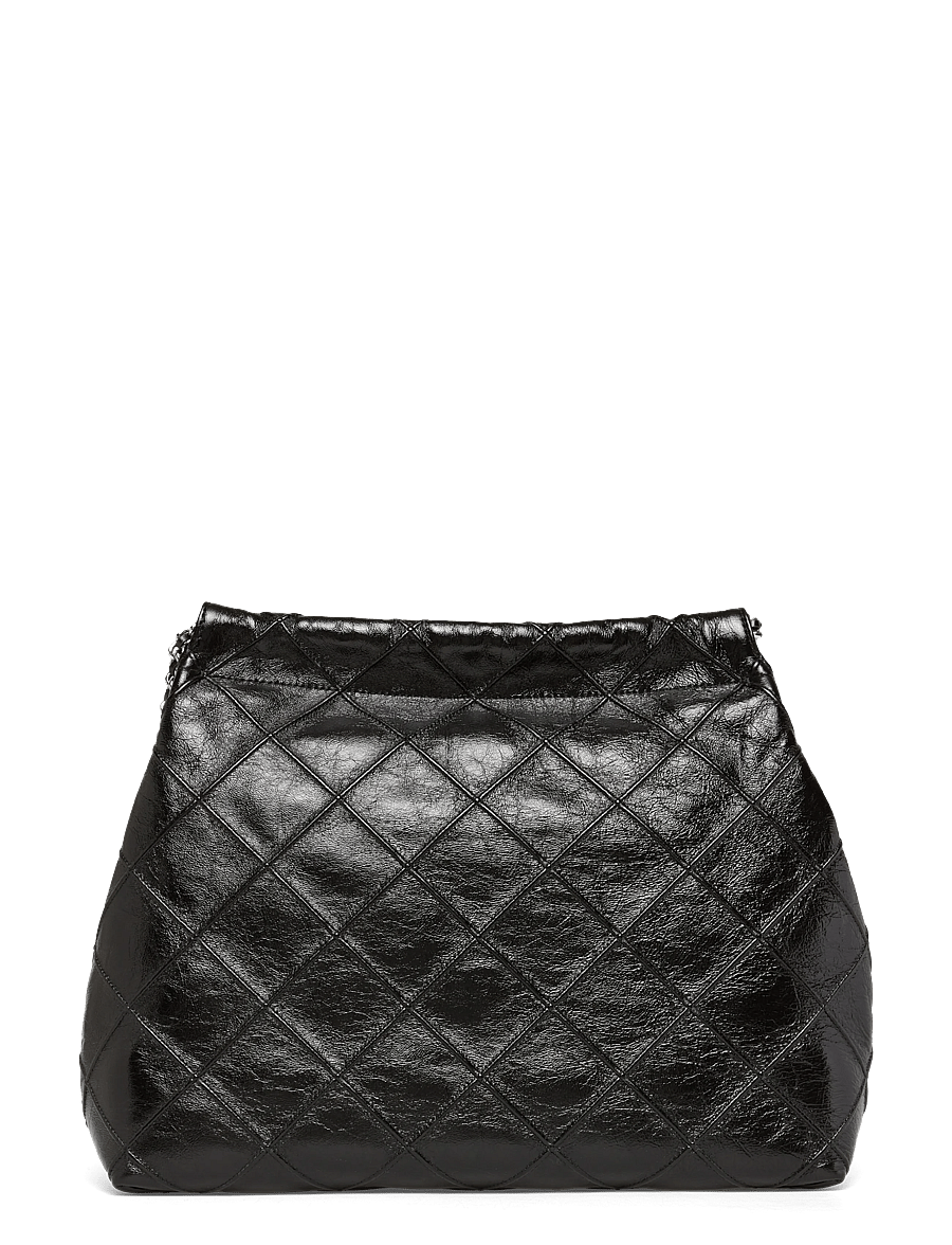 Tory Burch - Fleming Distressed Hobo Bag - speciella tillfällen - black - 1
