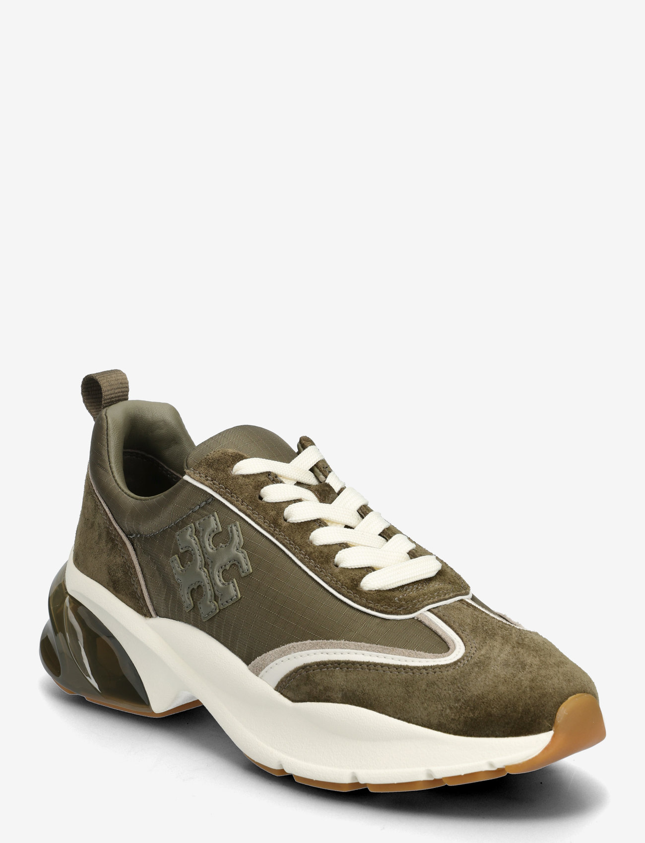 Tory Burch - GOOD LUCK BUBBLE TRAINER - låga sneakers - dark olive / dark olive/ aneto - 0