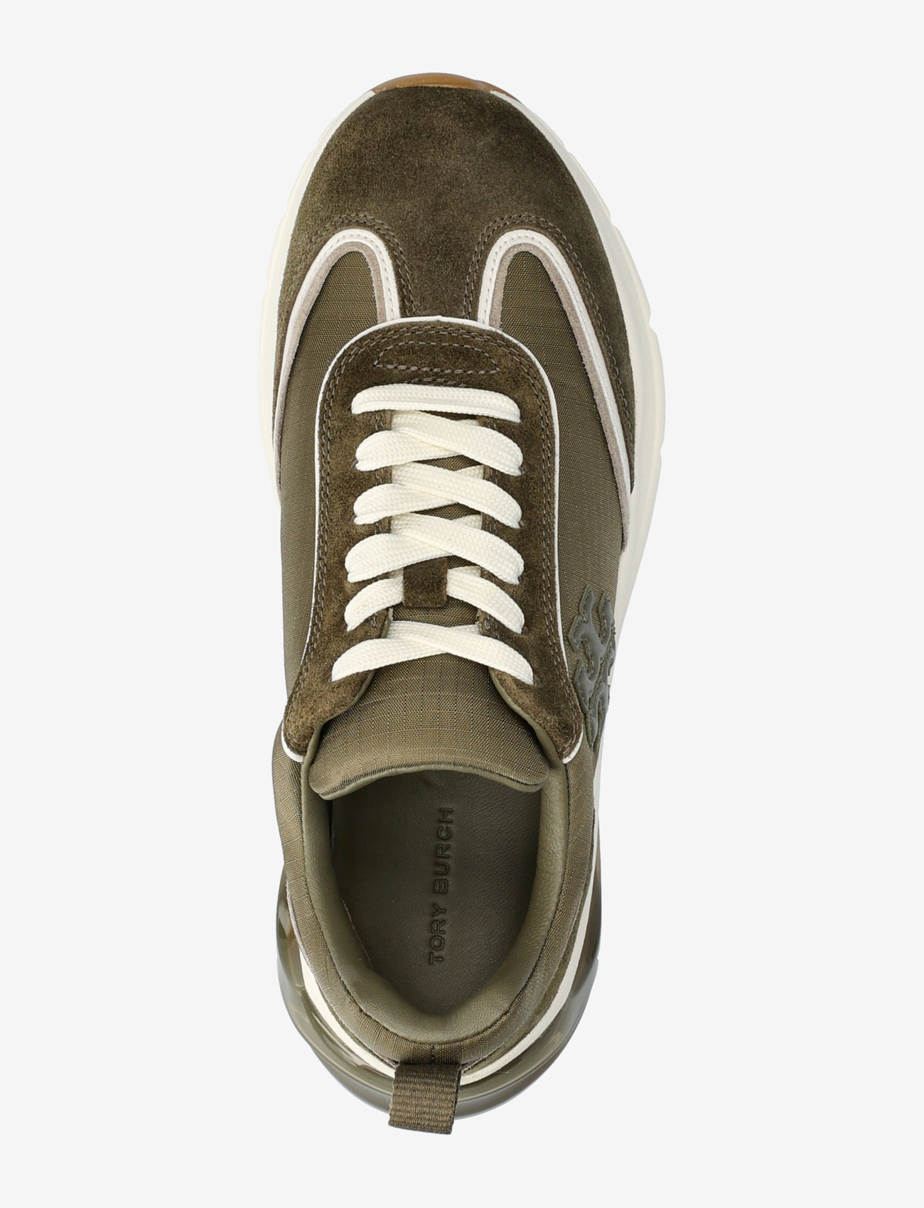 Tory Burch - GOOD LUCK BUBBLE TRAINER - låga sneakers - dark olive / dark olive/ aneto - 3