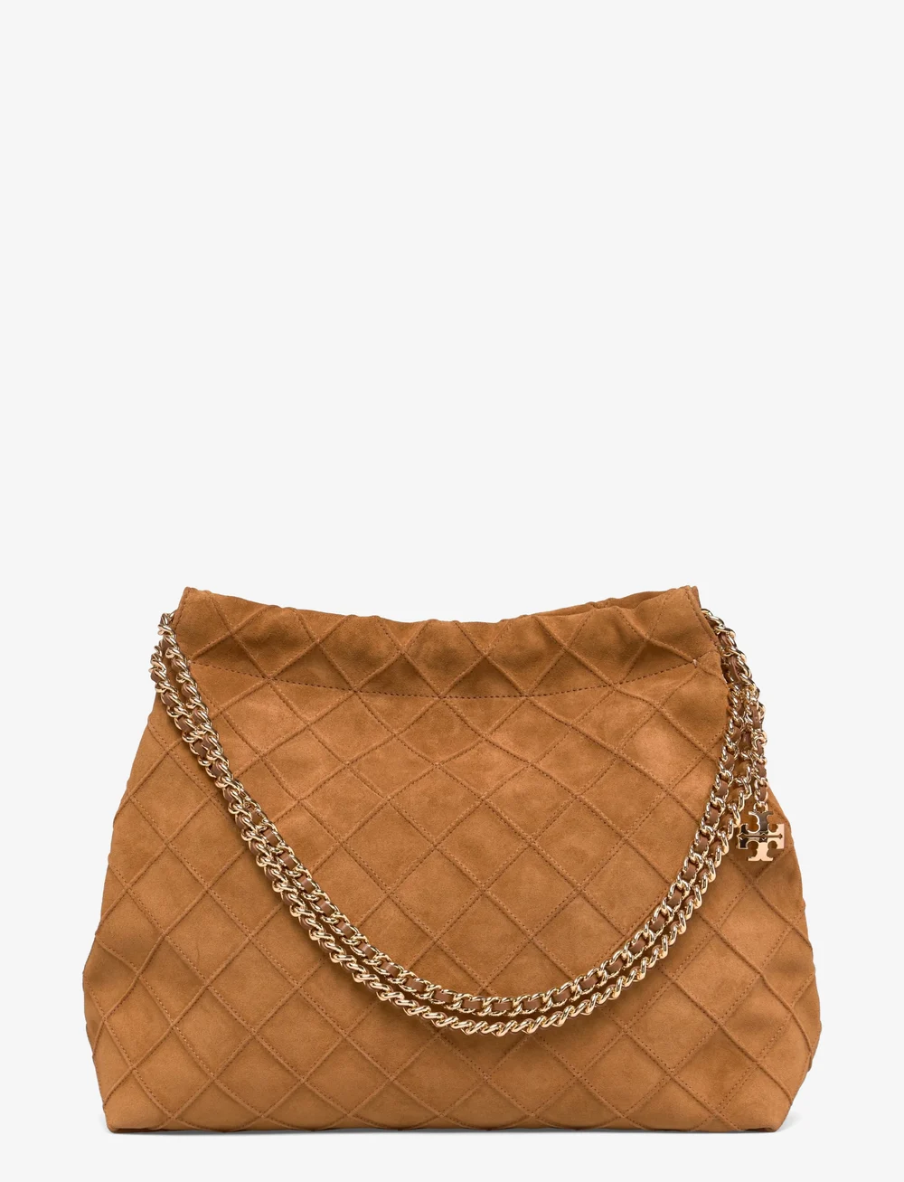 Tory Burch - Fleming Suede Hobo Bag - særlige begivenheder - chicory brown - 0