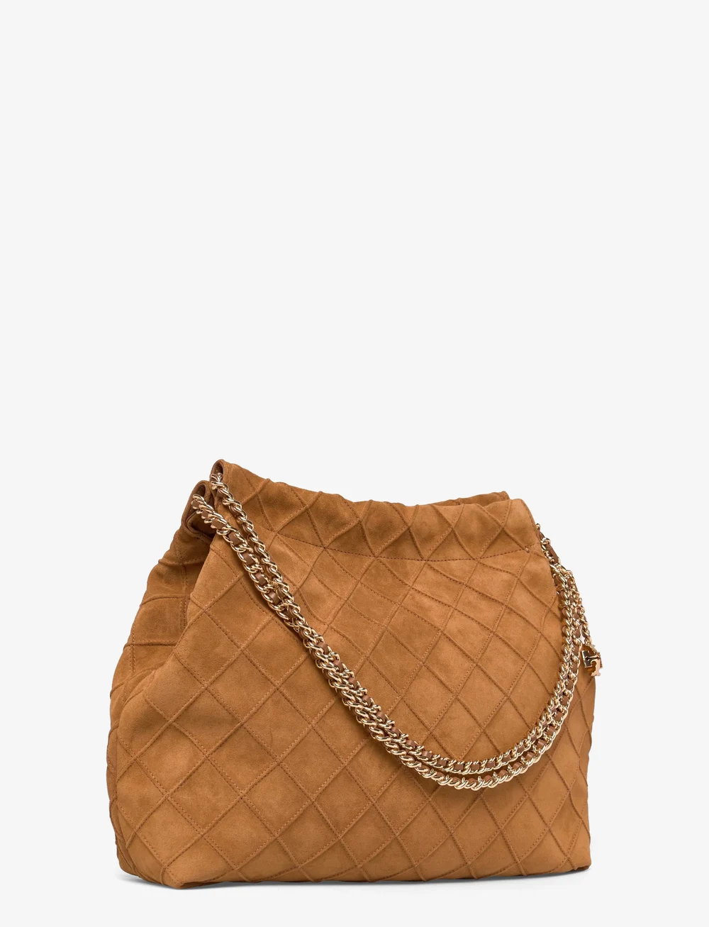 Tory Burch - Fleming Suede Hobo Bag - særlige begivenheder - chicory brown - 2
