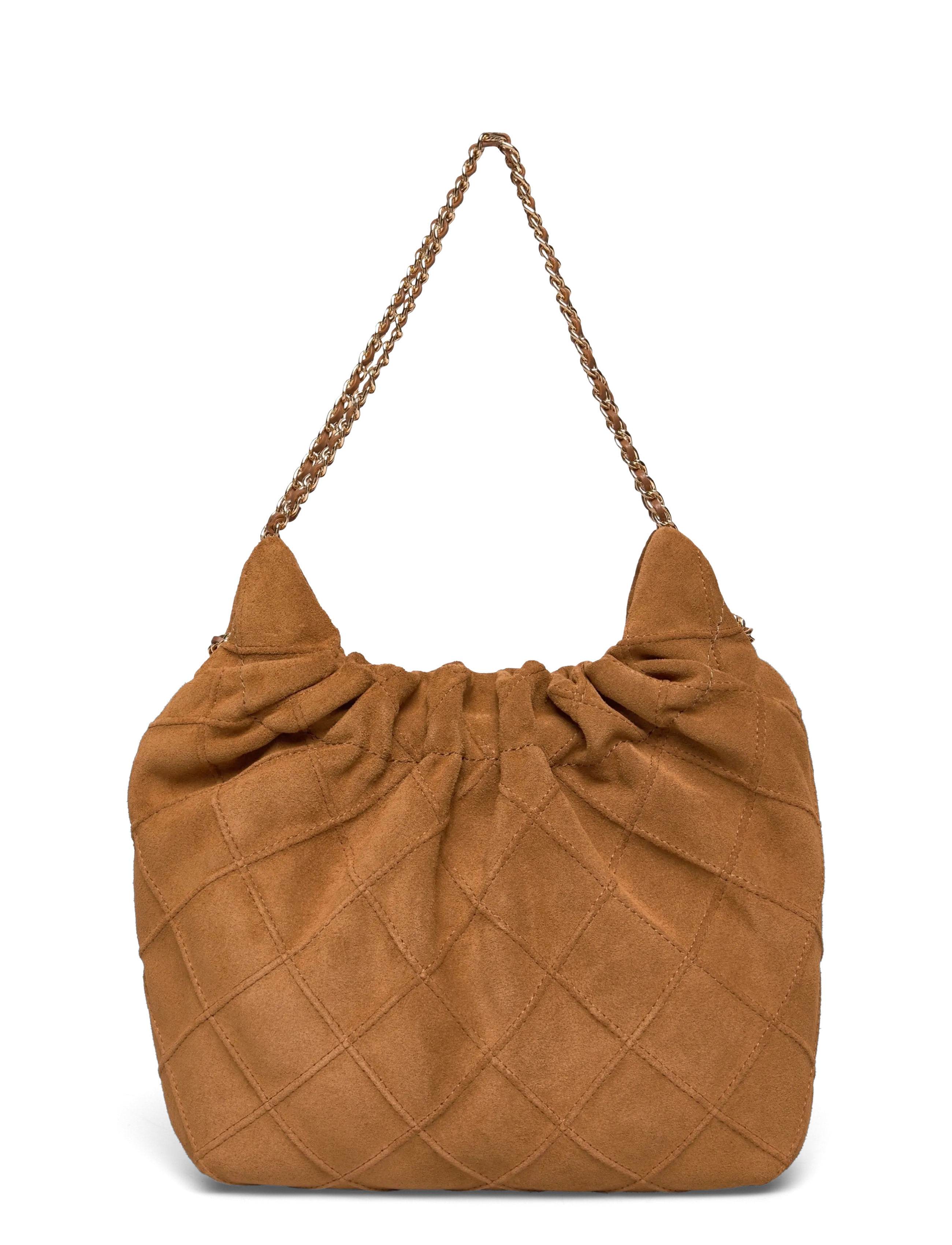 Tory Burch - Fleming Suede Mini Hobo Bag - geburtstagsgeschenke - chicory brown - 1