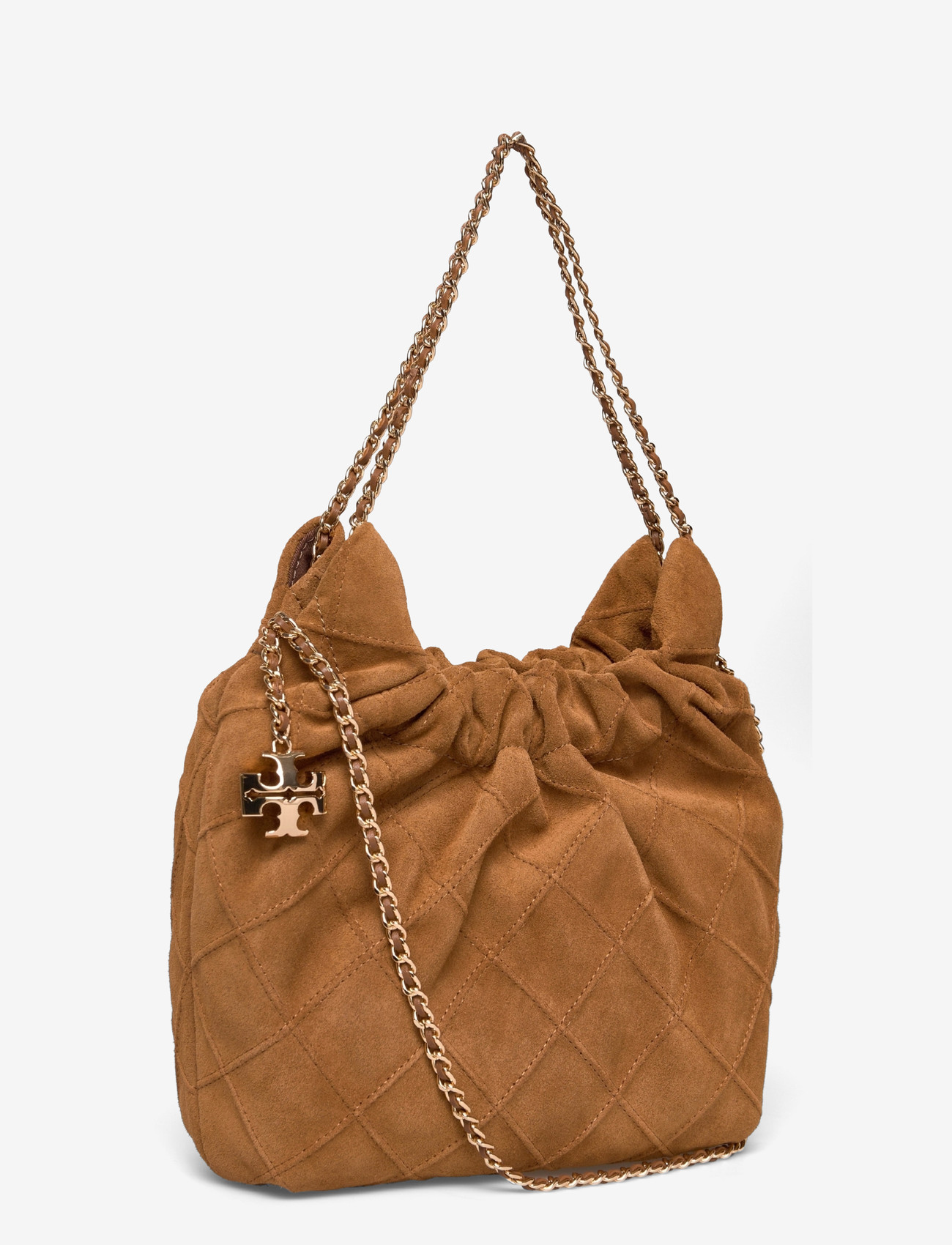 Tory Burch - Fleming Suede Mini Hobo Bag - erilised sündmused - chicory brown - 2