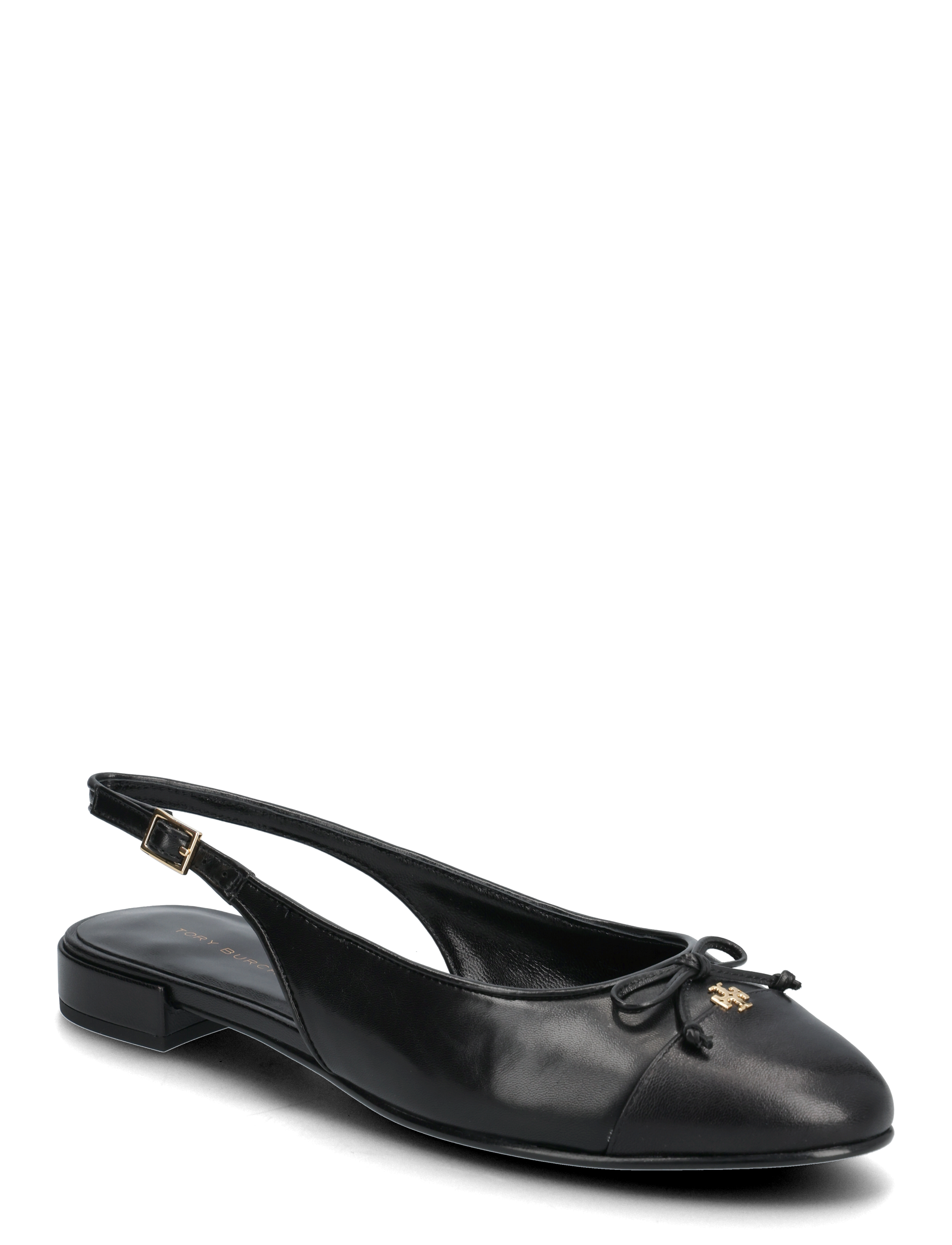 TORY BURCH Basecap-Toe Slingback Ballet Schwarz - 40.5 - Damen
