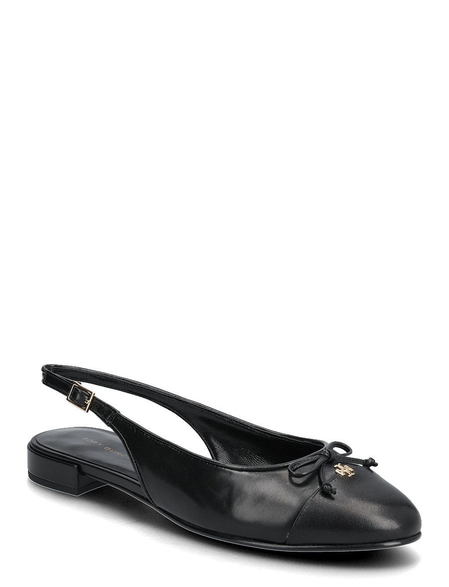 Tory Burch - CAP-TOE SLINGBACK BALLET - besondere anlässe - perfect black / perfect black - 0