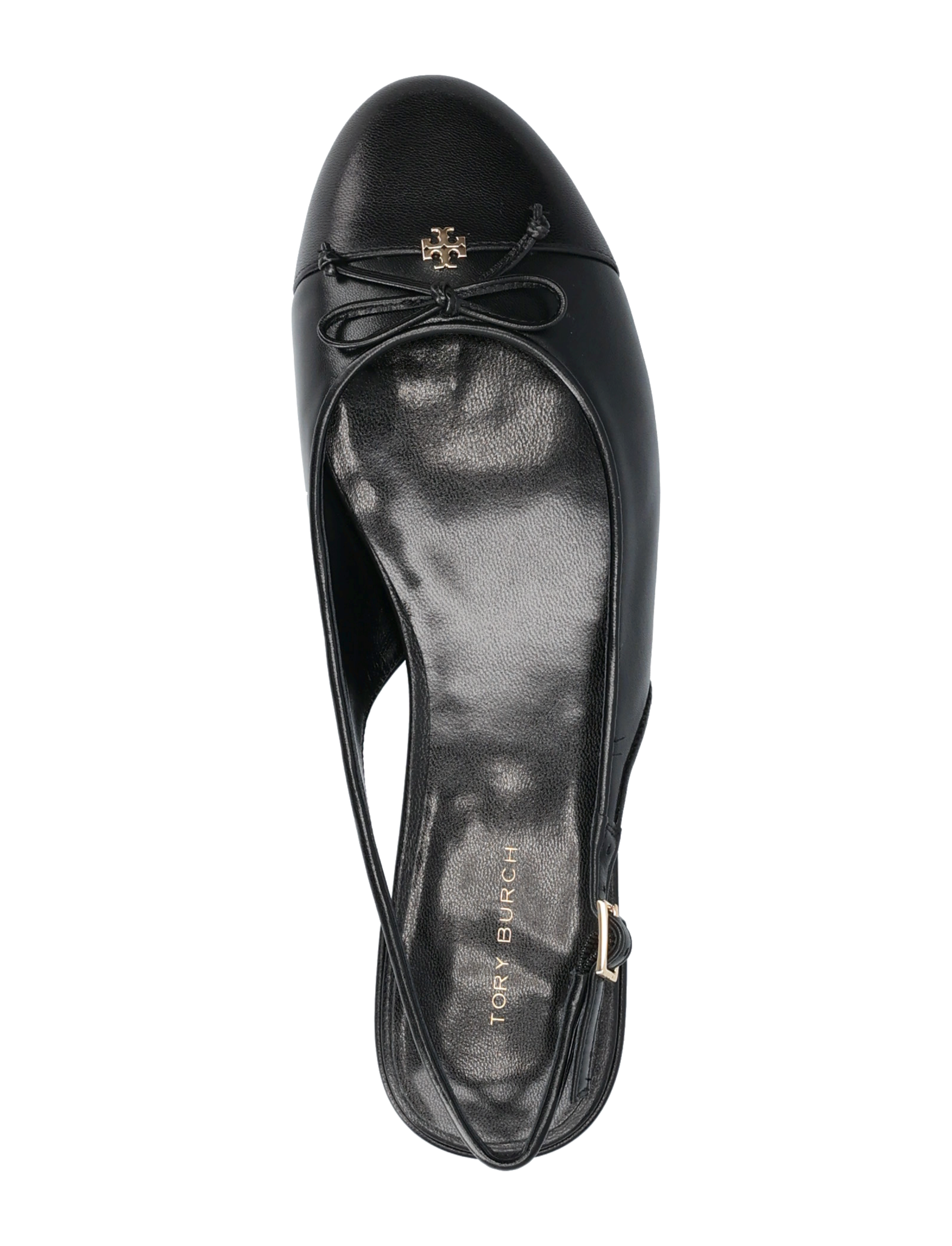 Tory Burch - CAP-TOE SLINGBACK BALLET - slingbacks - perfect black / perfect black - 3