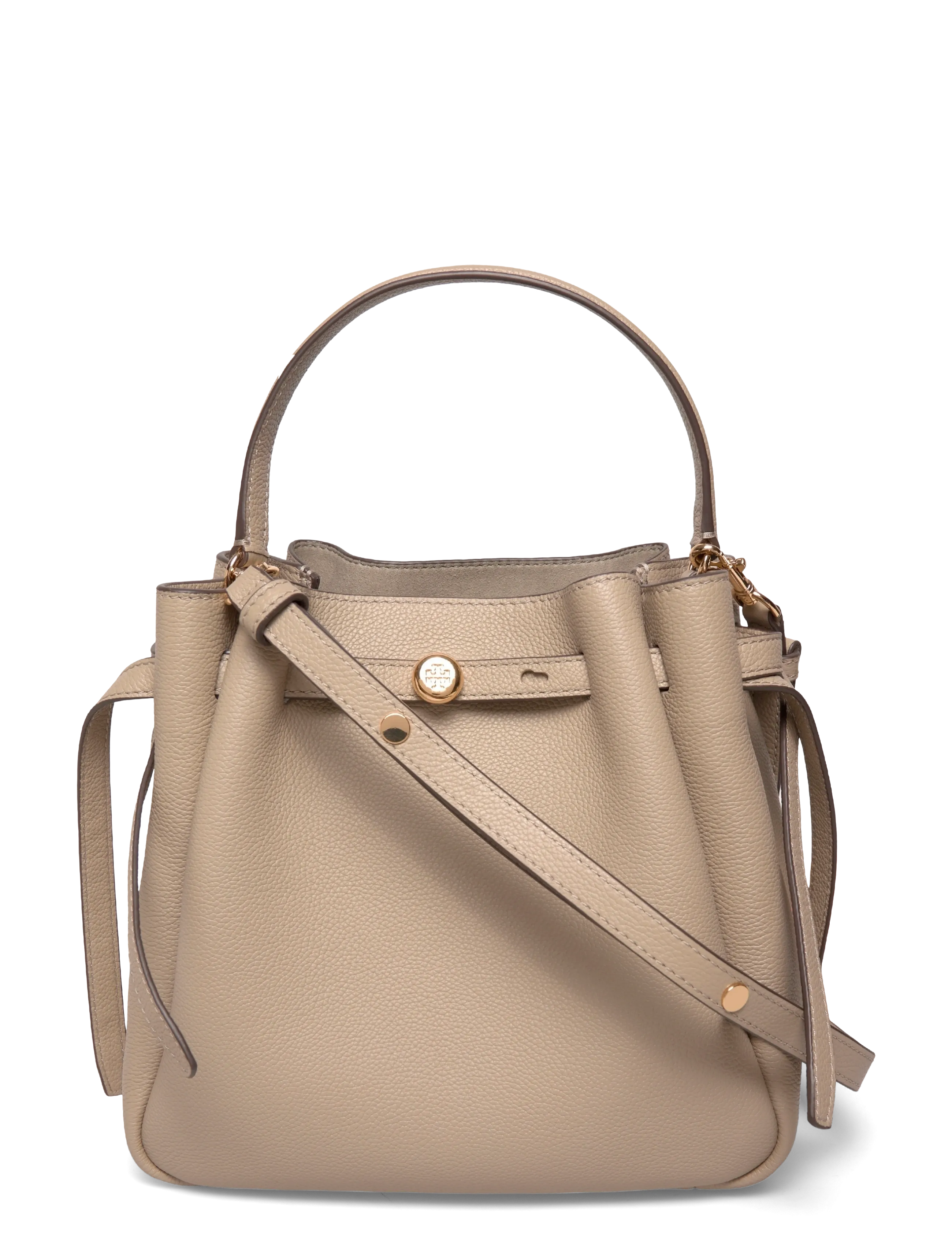 Tory Burch Romy Bucket Bag, Kvinder, Spandtaske, Grå, Str: ONE SIZE