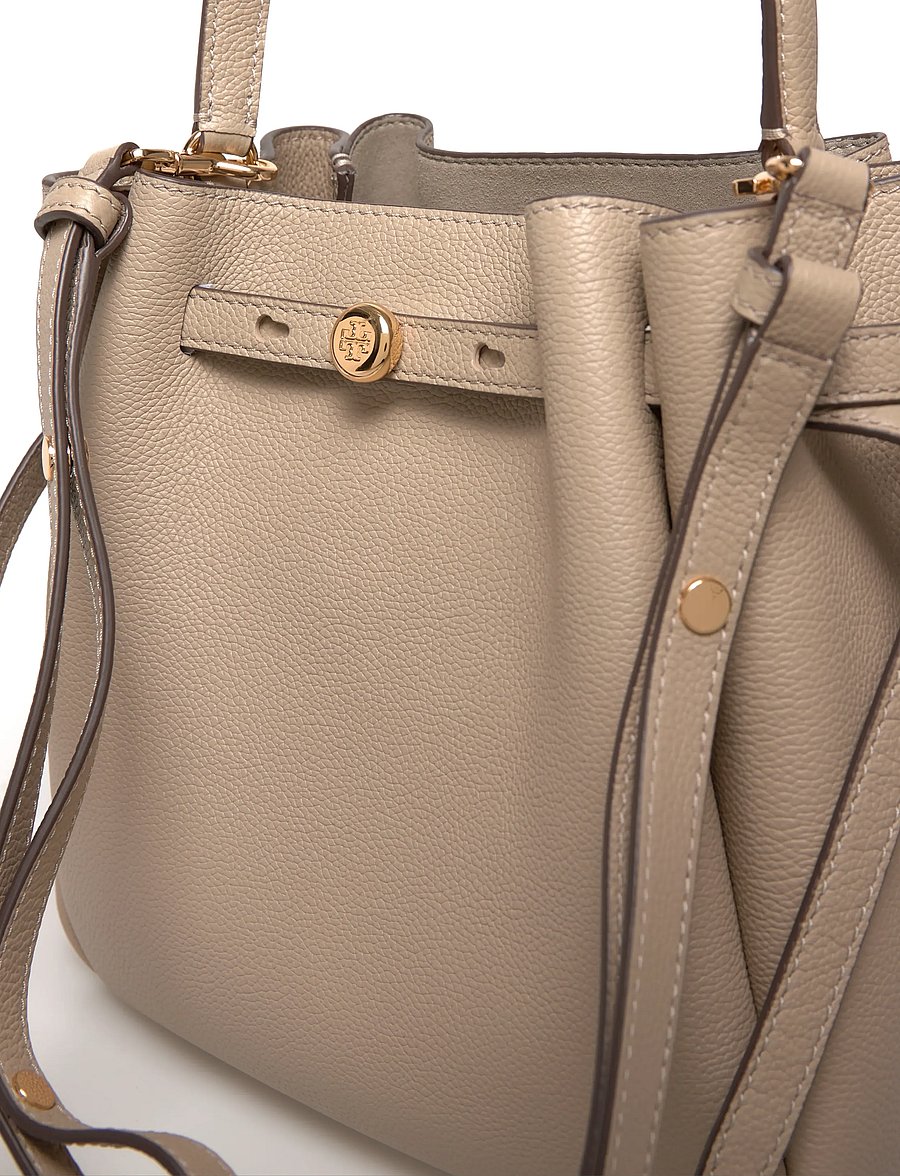 Tory Burch - Romy Bucket Bag - bucket bags - soft cement - 3