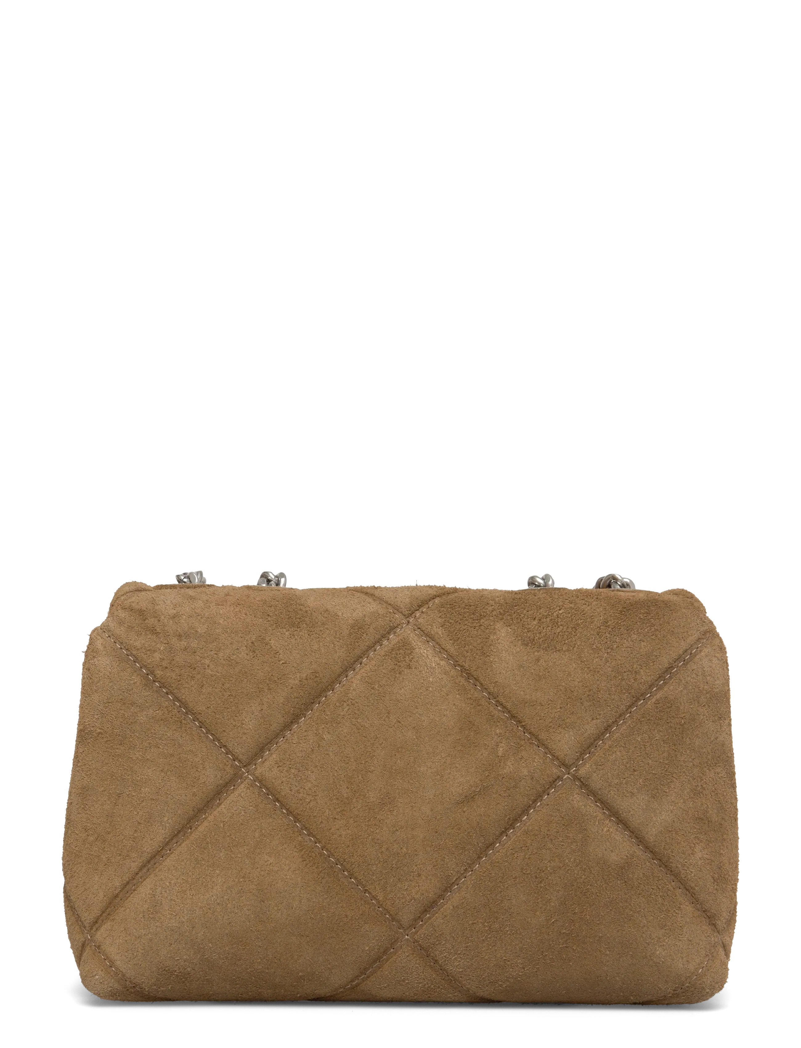 Kira Diamond Quilt Suede Small Convertible Shoulder Bag 2