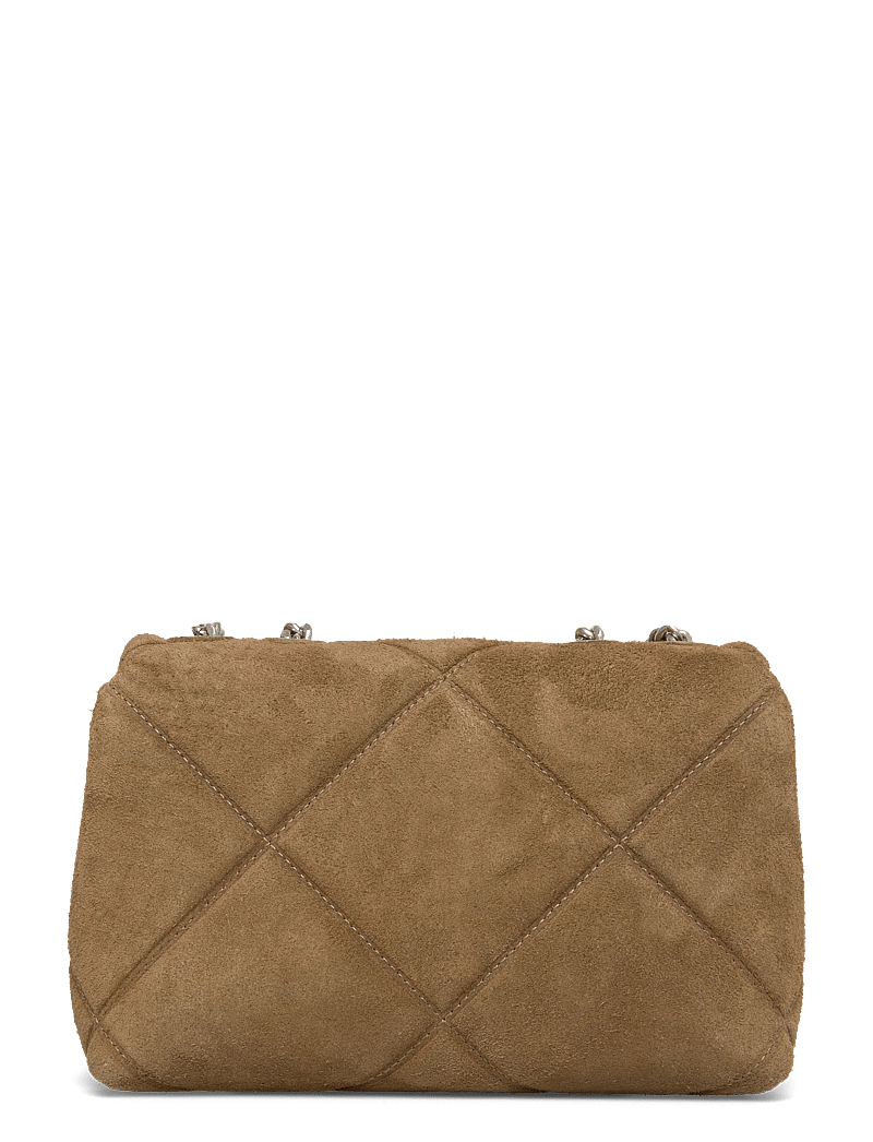 Tory Burch - Kira Diamond Quilt Suede Small Convertible Shoulder Bag - speciella tillfällen - deep olive - 1