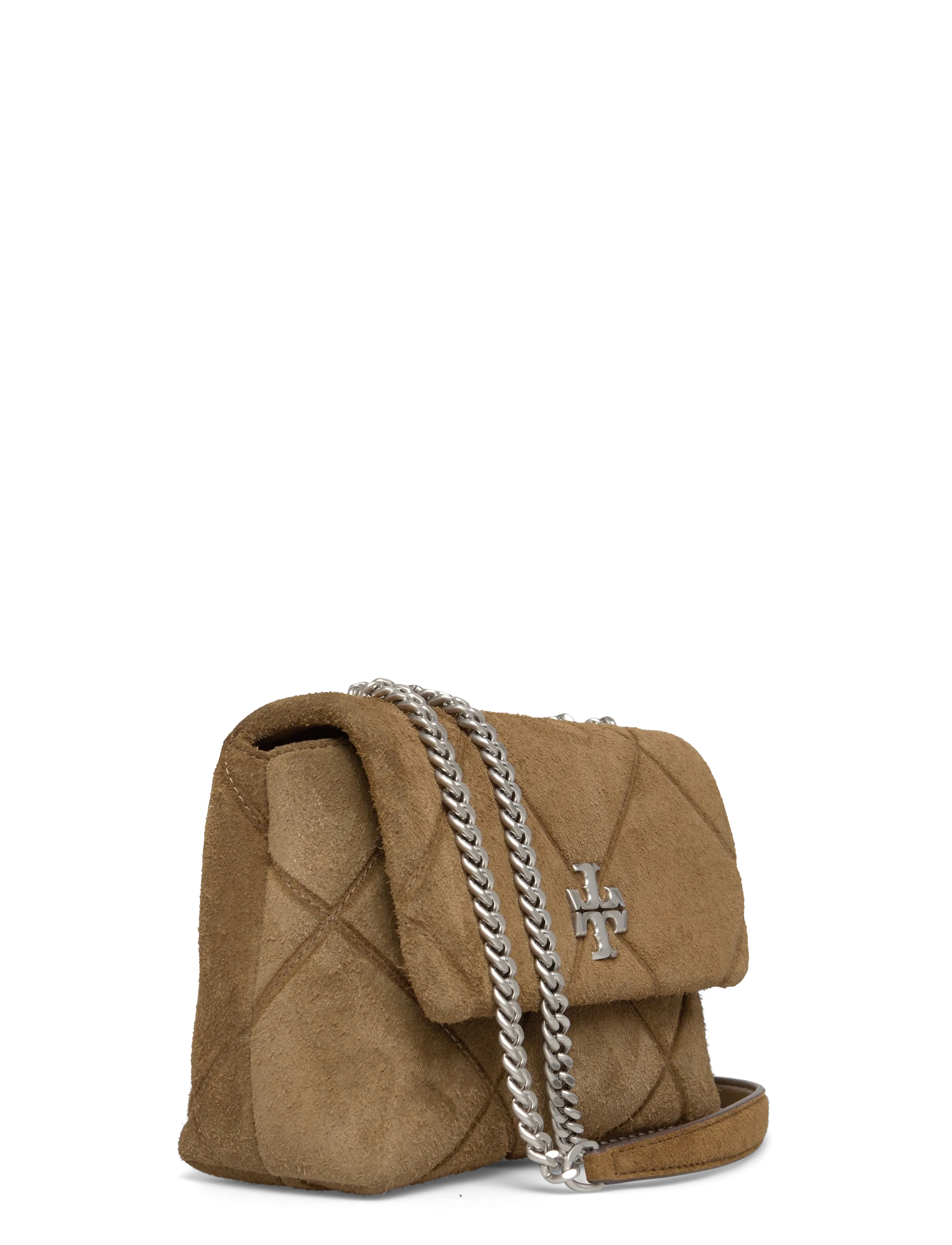 Kira Diamond Quilt Suede Small Convertible Shoulder Bag 3
