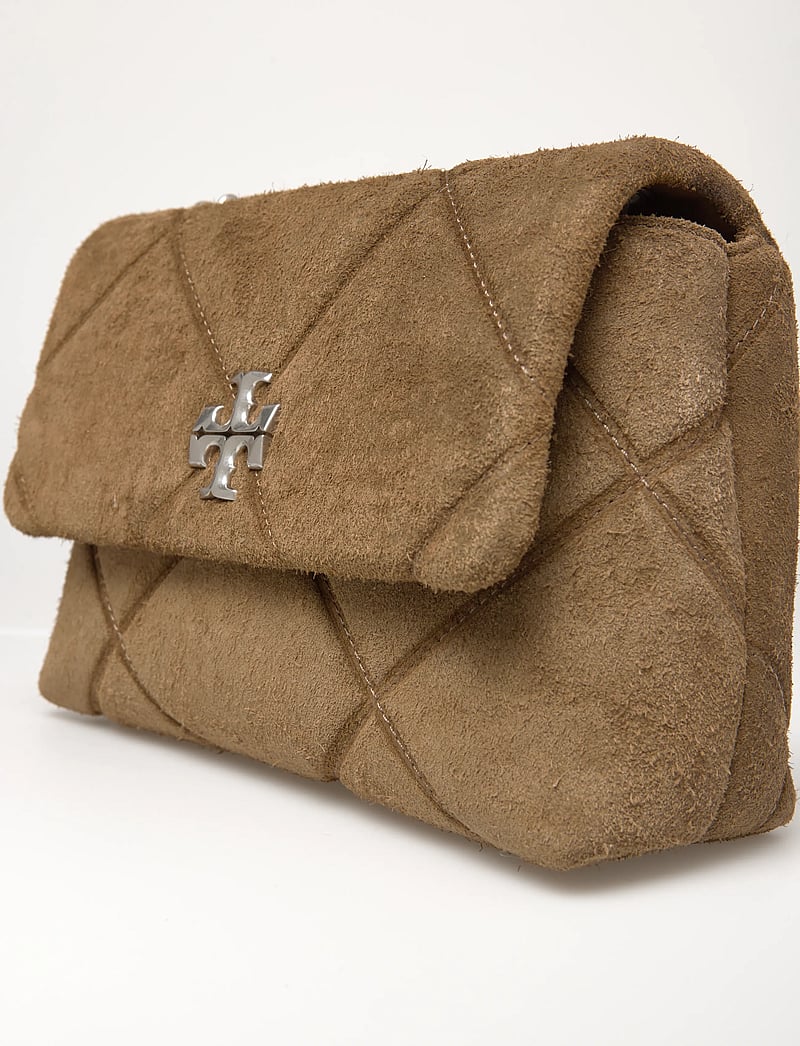 Tory Burch - Kira Diamond Quilt Suede Small Convertible Shoulder Bag - speciella tillfällen - deep olive - 3