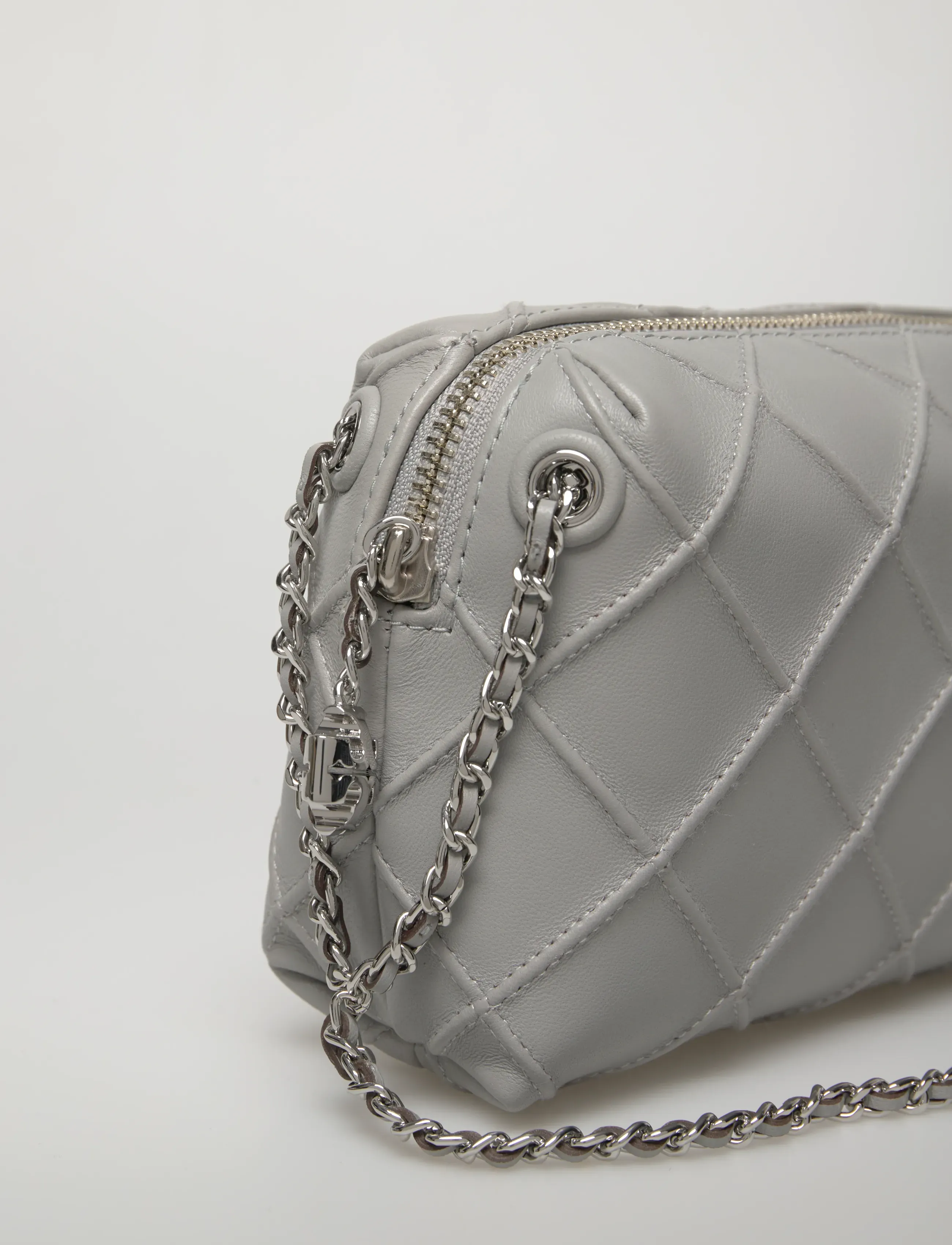 Tory Burch - Fleming Soft Crossbody Bag - gray - 4