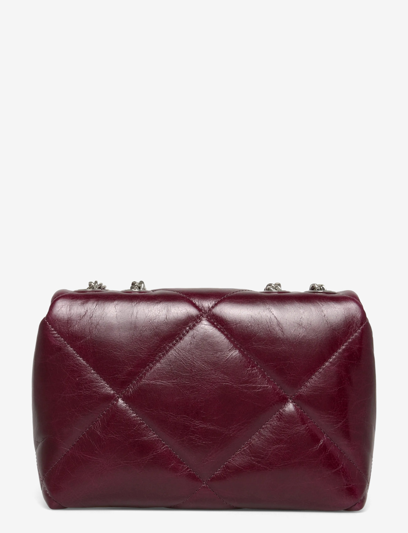 Tory Burch - Kira Diamond Quilt Distressed Small Convertible Shoulder Bag - særlige begivenheder - dark carmine - 1