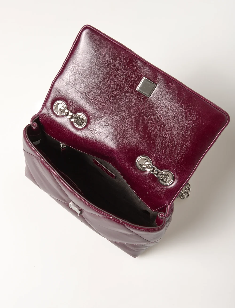 Tory Burch - Kira Diamond Quilt Distressed Small Convertible Shoulder Bag - erilised sündmused - dark carmine - 4