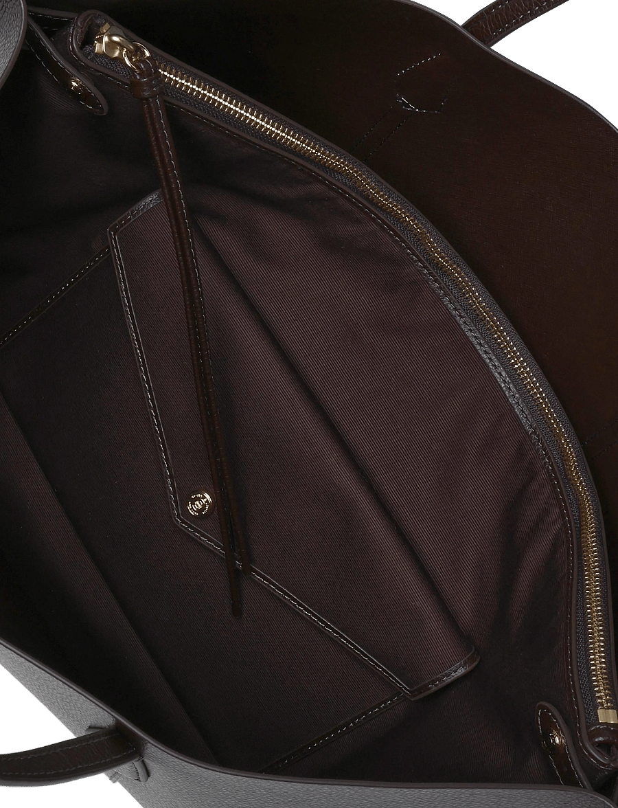 Tory Burch - Perry Tote - tote bags - deep brown - 3