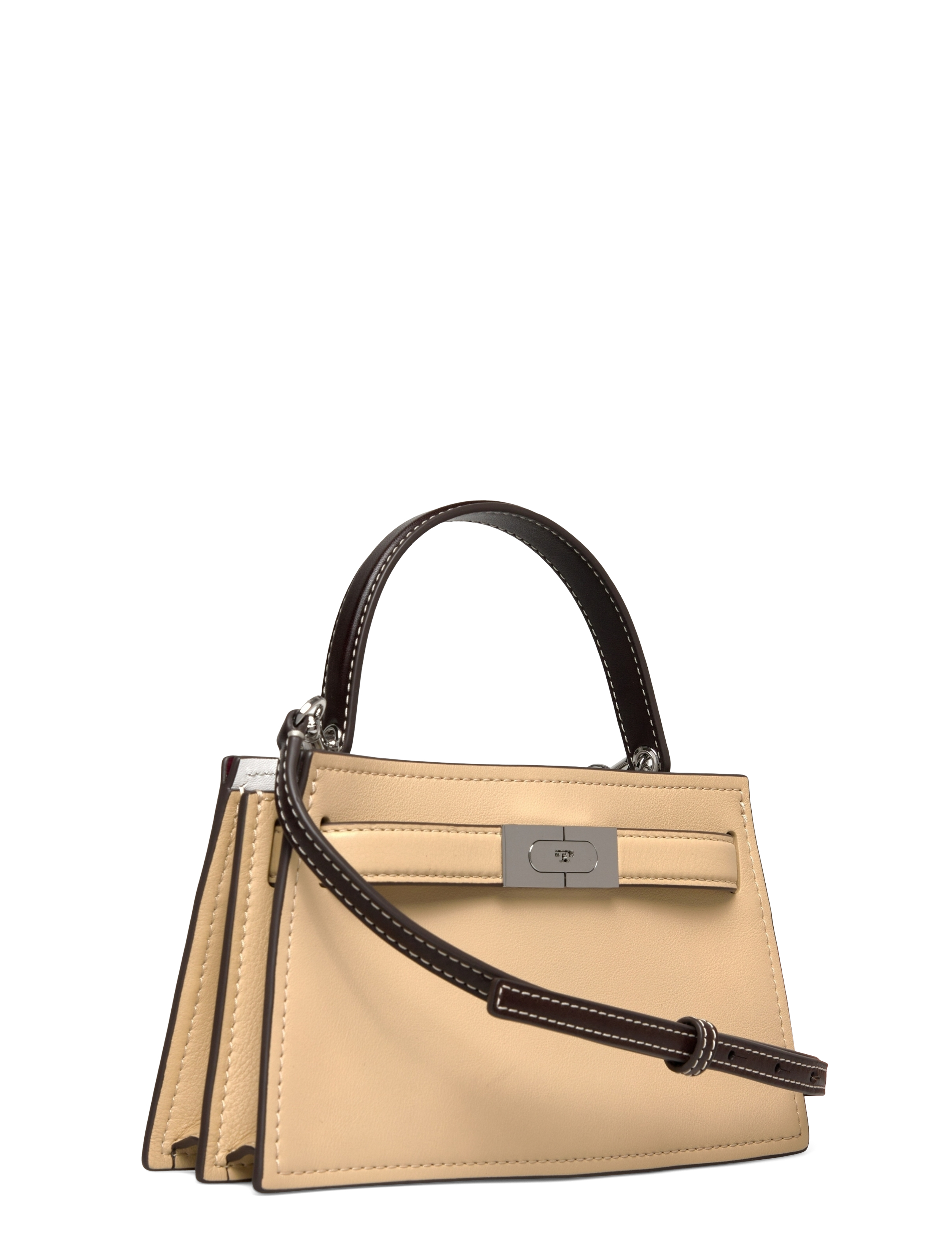 Tory Burch - Lee Radziwill Mini Top Handle - light camel - 2