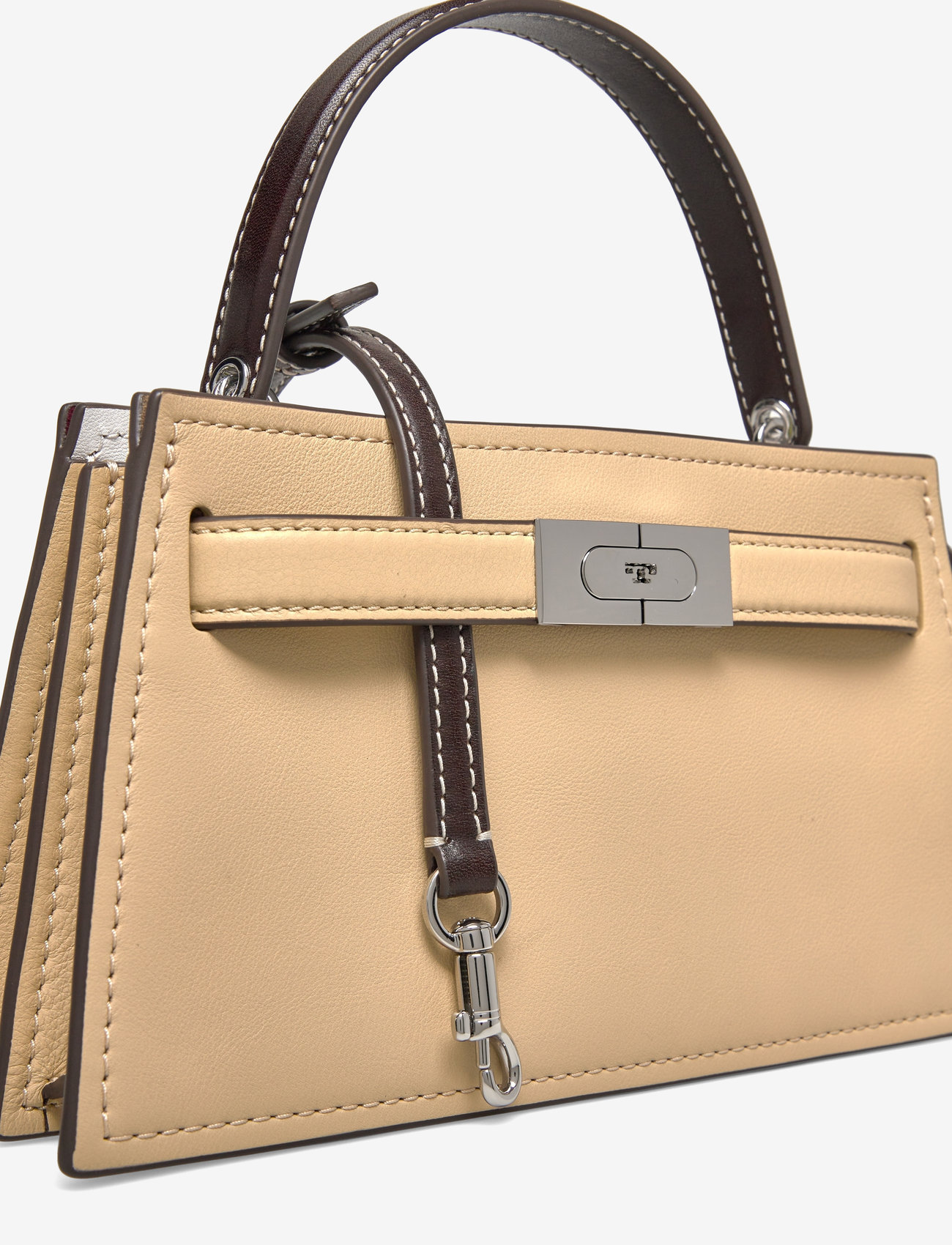 Tory Burch - Lee Radziwill Mini Top Handle - light camel - 3