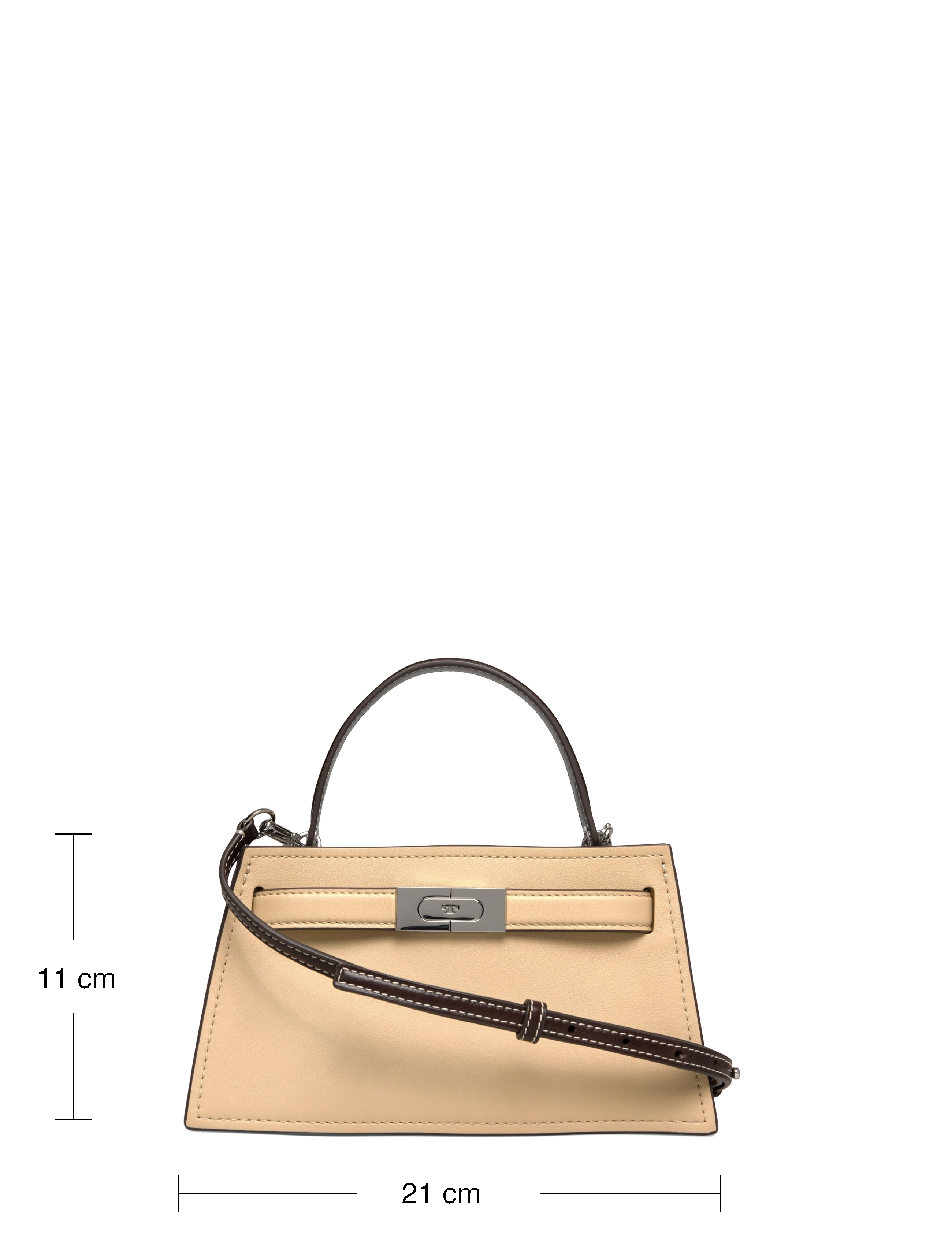 Tory Burch - Lee Radziwill Mini Top Handle - light camel - 5