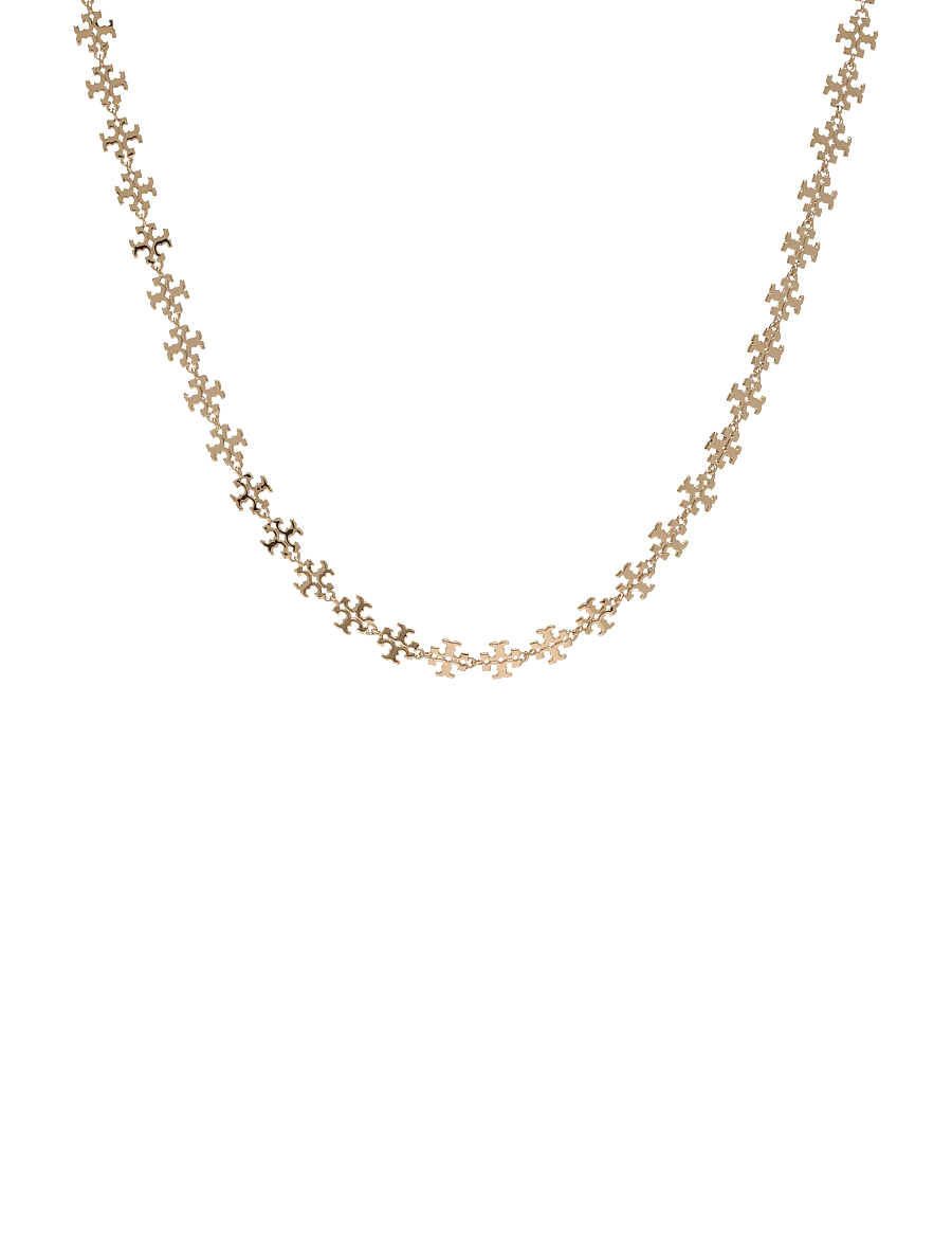 Tory Burch - Icon Necklace - halsketten - tory gold - 0