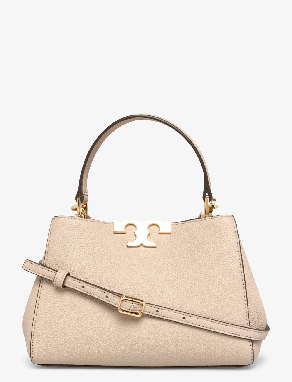 Tory Burch - Eleanor Soft Mini Satchel - særlige begivenheder - light stone - 0