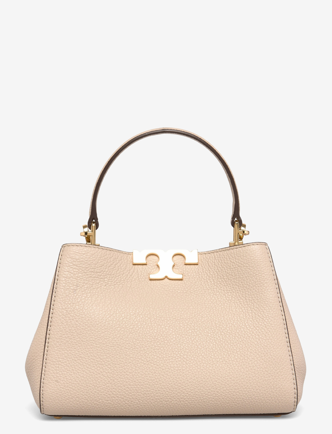 Tory Burch - Eleanor Soft Mini Satchel - top handle tasker - light stone - 1