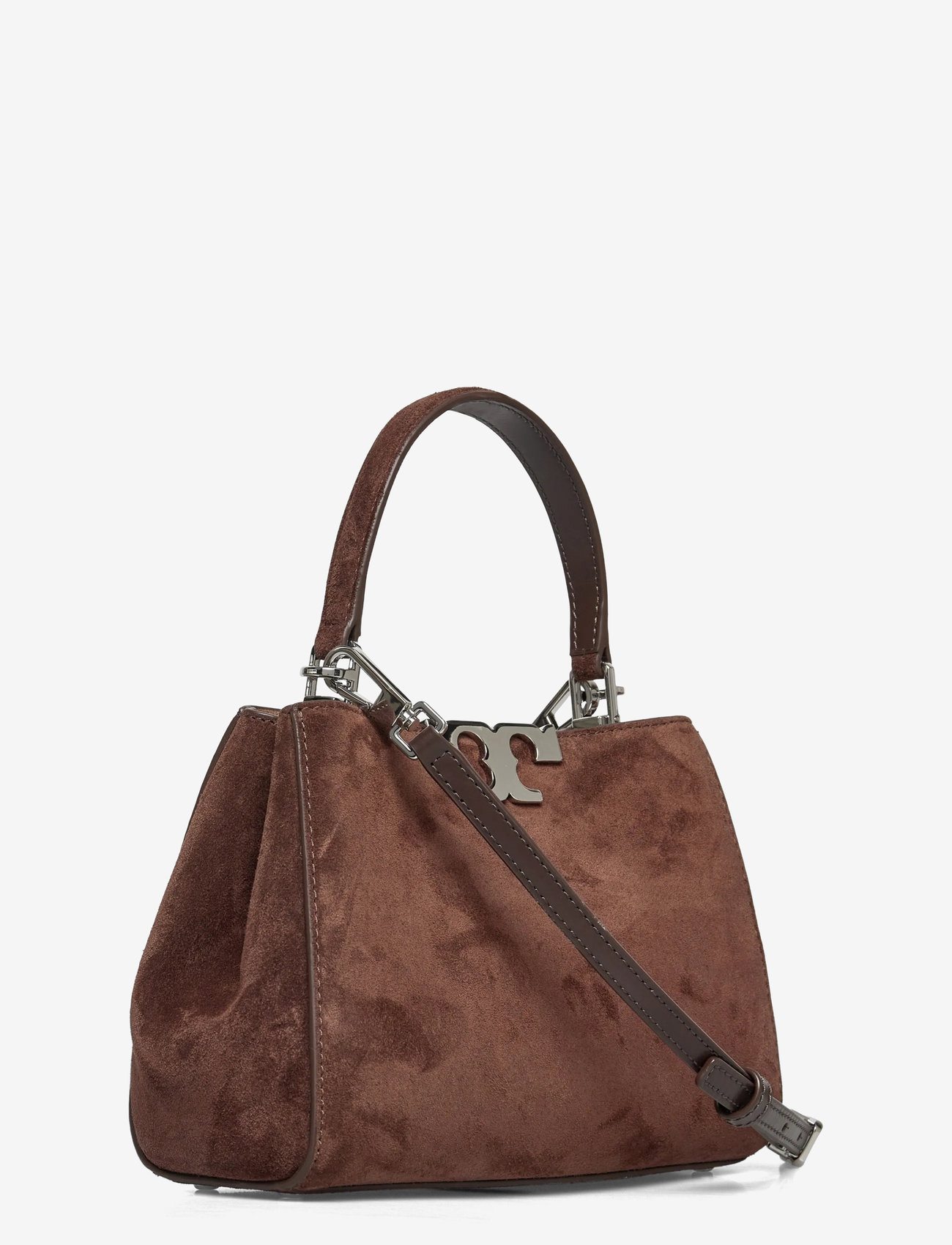 Tory Burch - Eleanor Suede Mini Satchel - geburtstagsgeschenke - dark cocoa - 2